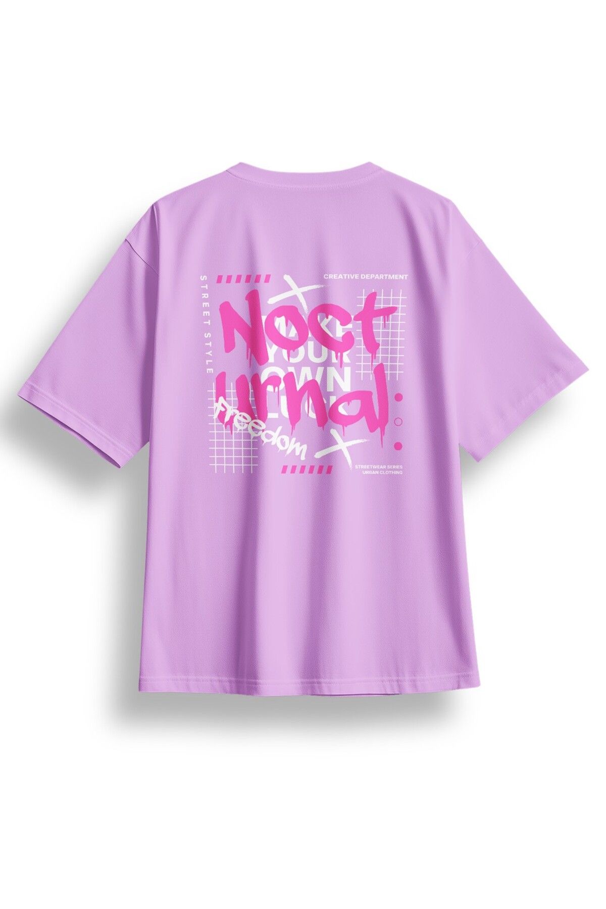 LUMARTA Oversize Nocturnal Baskılı Tshirt