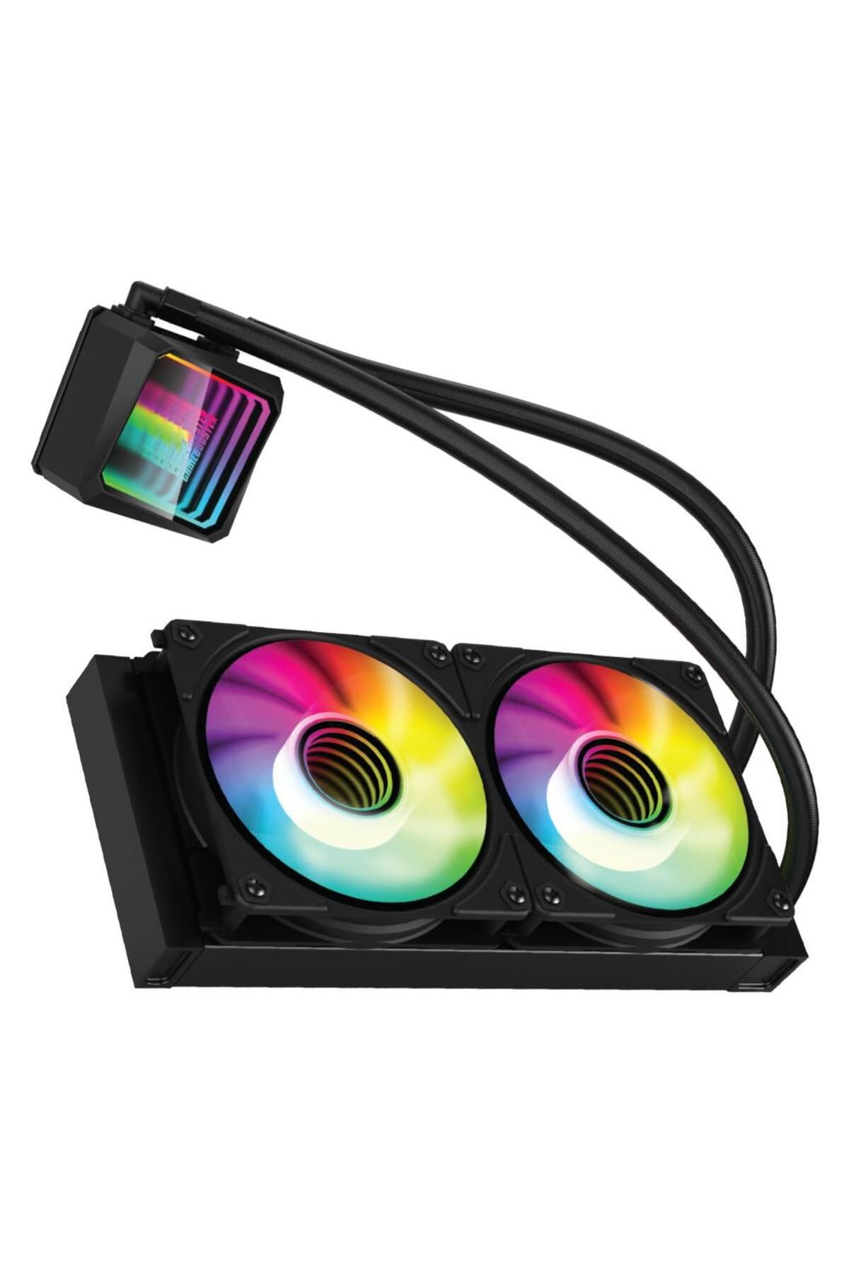GAMEBOOSTER SHIELD 240 Rainbow 240mm İşlemci Sıvı - GB-LCS-SS240IM-B