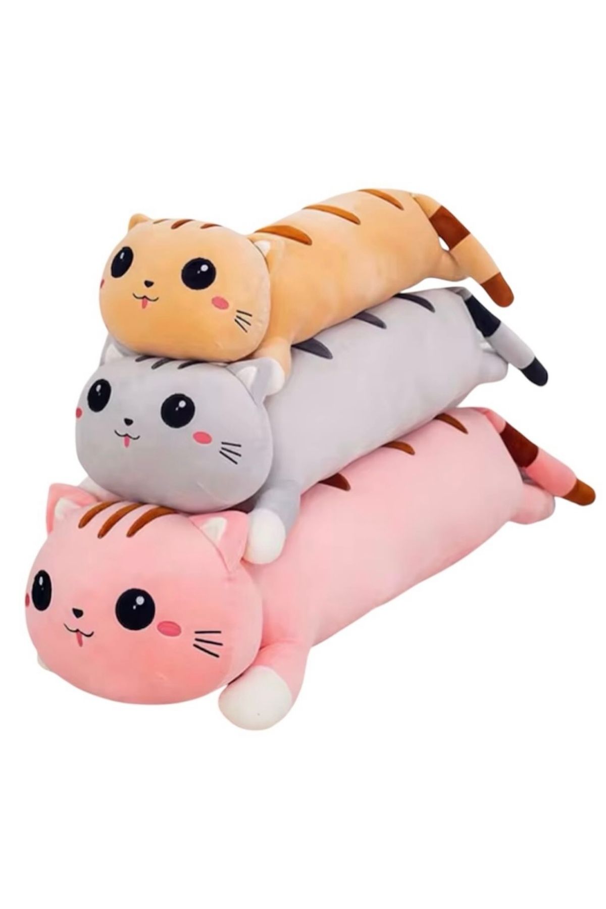 POLLYTOYS Uzun Peluş Kedi - 75 cm