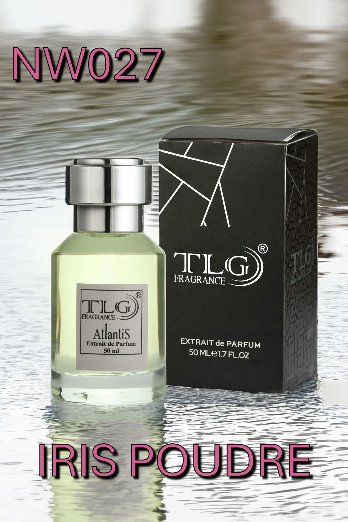 TLG TLGNW027e050 Iris Poudre Niche Extrait Kadın Parfümü, 50 ml