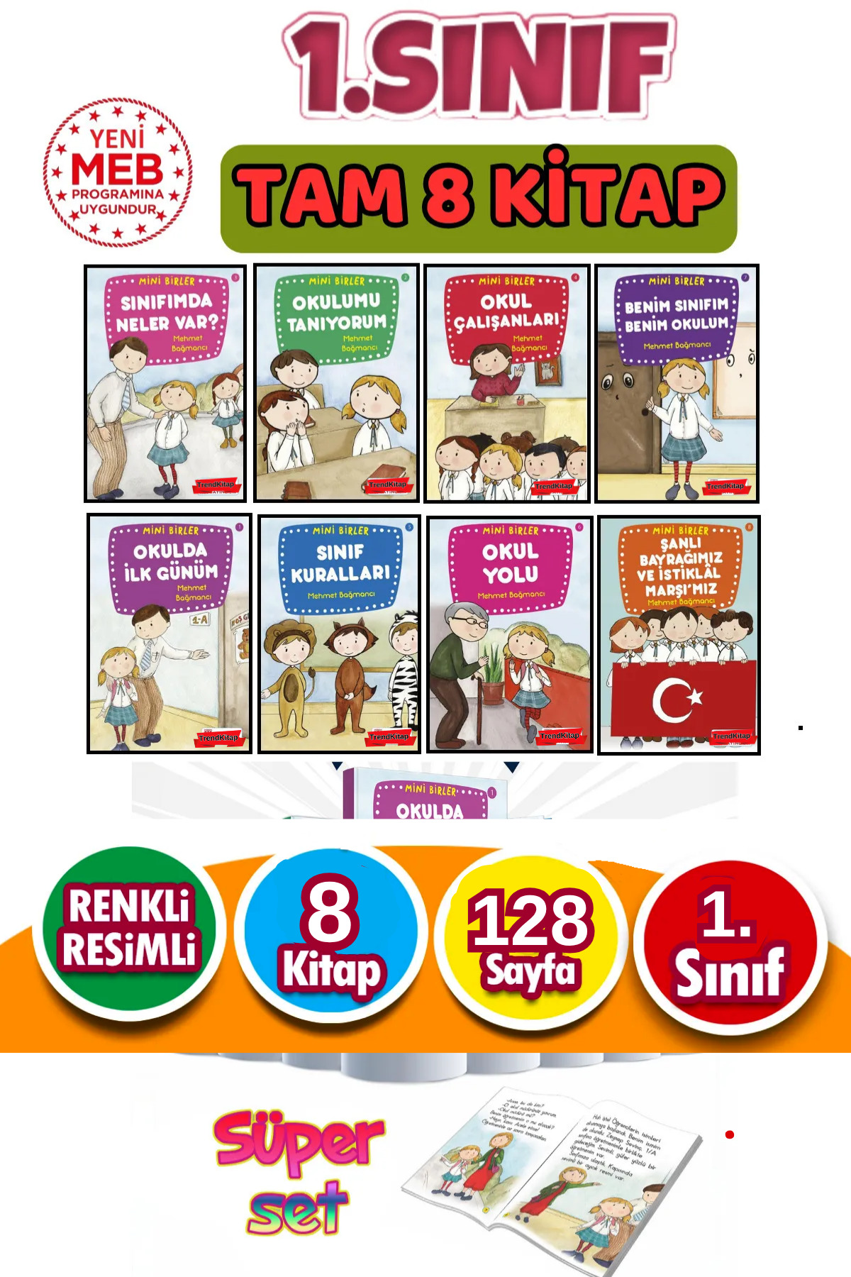 Ata Yayıncılık 1.sınıflar Için Okuma Alışkanlığı Kazandıran Ve   Hikaye Seti fotoğrafı 2 (önizleme)