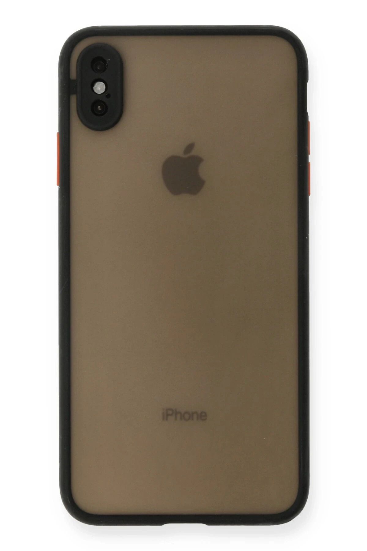 NewFace iPhone X Kılıf Montreal Silikon Kapak - Siyah FERRG