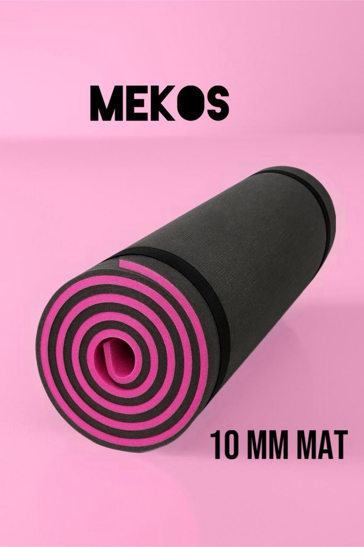 MEKOS 10 MM Pilates Minderi & Yoga Mat Çift Taraflı