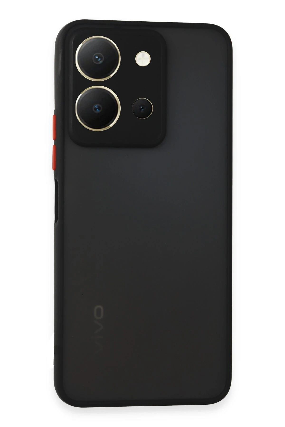NewFace Vivo Y36 Kılıf Montreal Silikon Kapak - Siyah NRMSA
