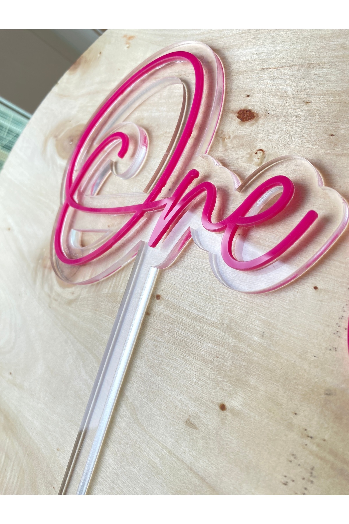 Boncukafası-One 1 Year Old Cake Decoration Party Material 2