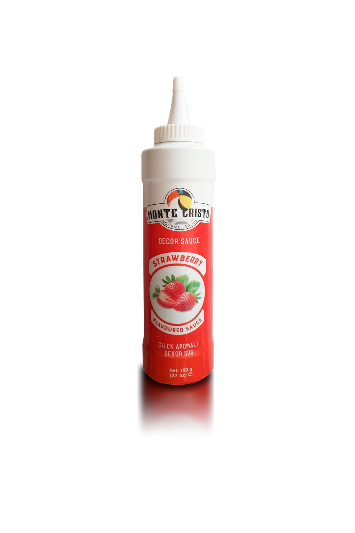 Montecristo Monte Cristo ÇİLEK Aromalı Dekor Sos 750 Gr