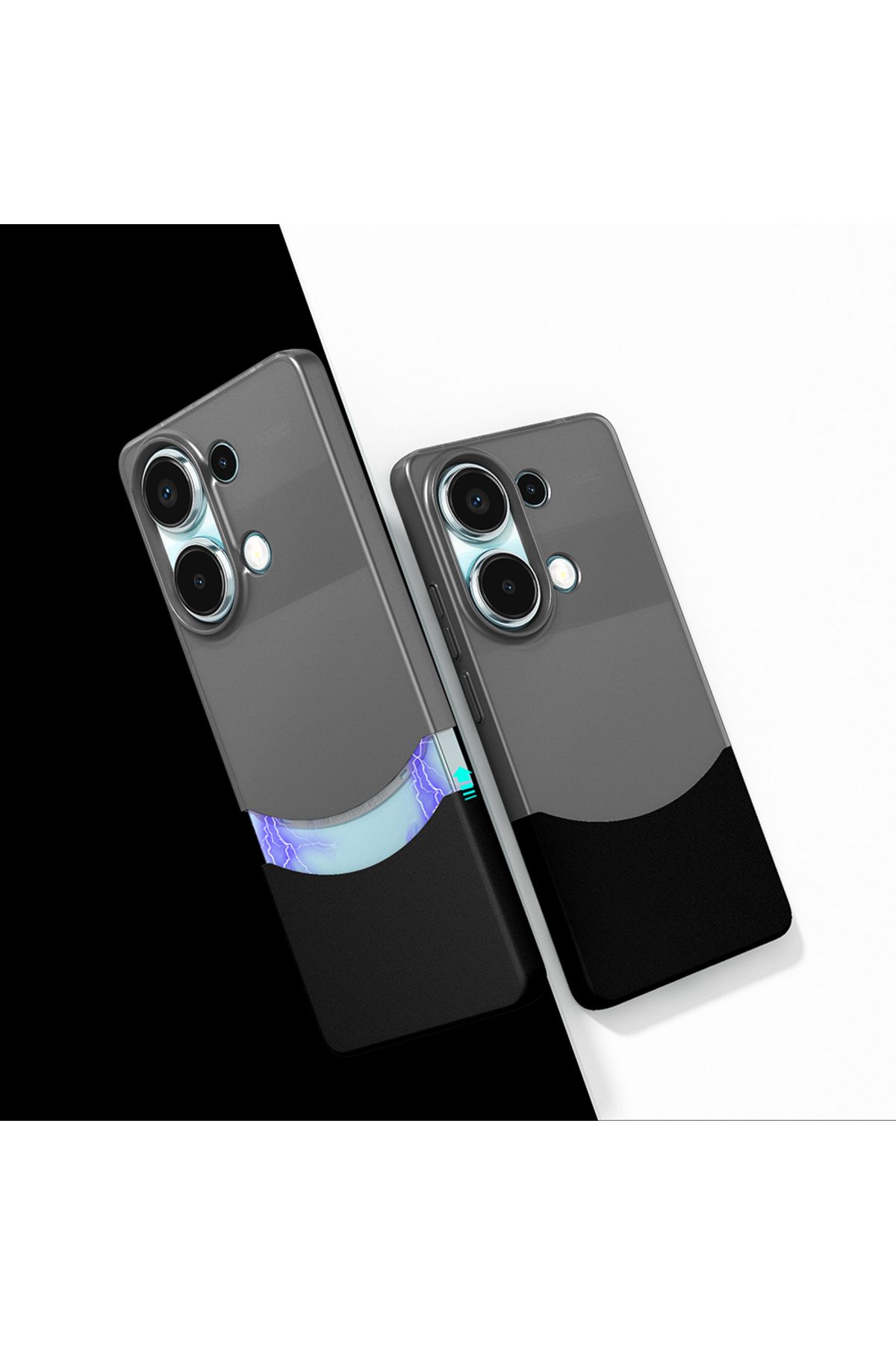 Deppo Trend Xiaomi Redmi Note 13 Pro 4G Uyumlu Kılıf Kolay Takılabilen Mat Koruyucu Sararmaya Karşı Dayanıklı