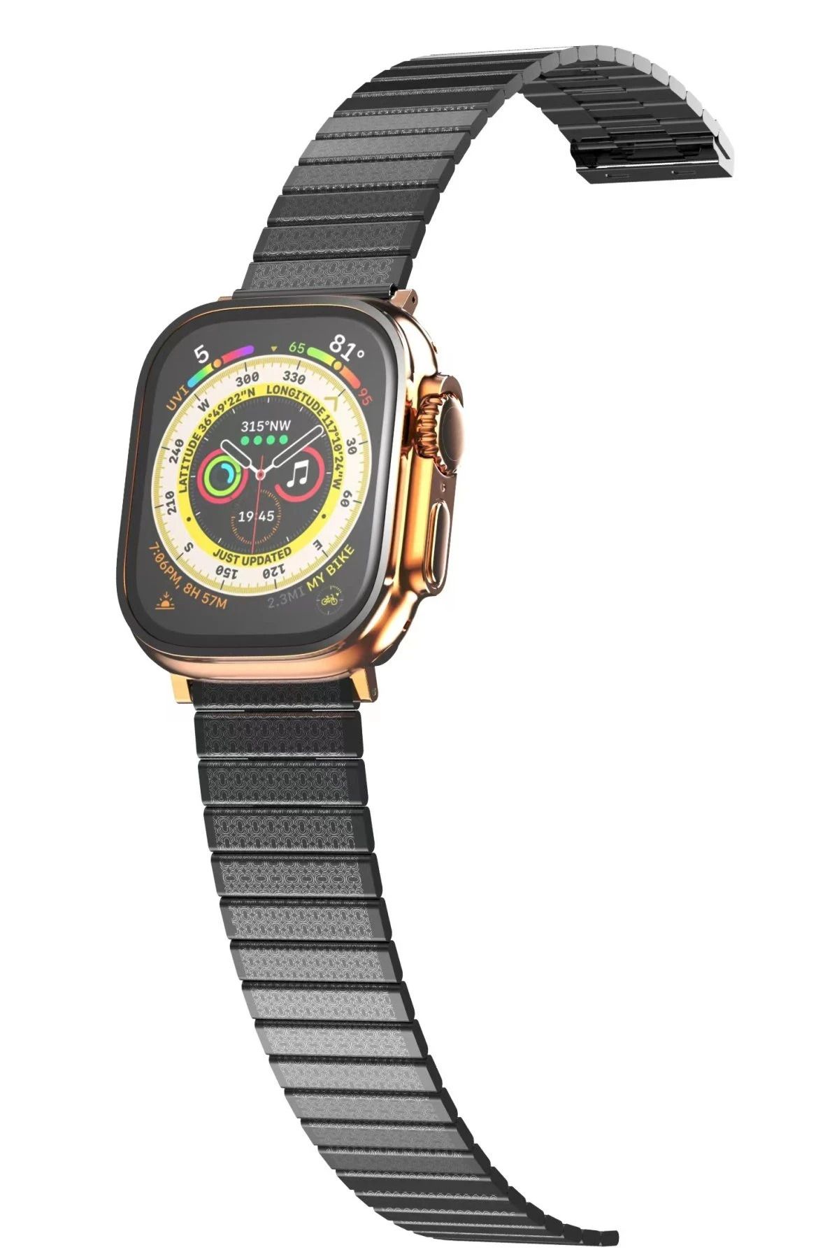NewFace Apple Watch 42mm Made Metal Kordon - Siyah JOJUA