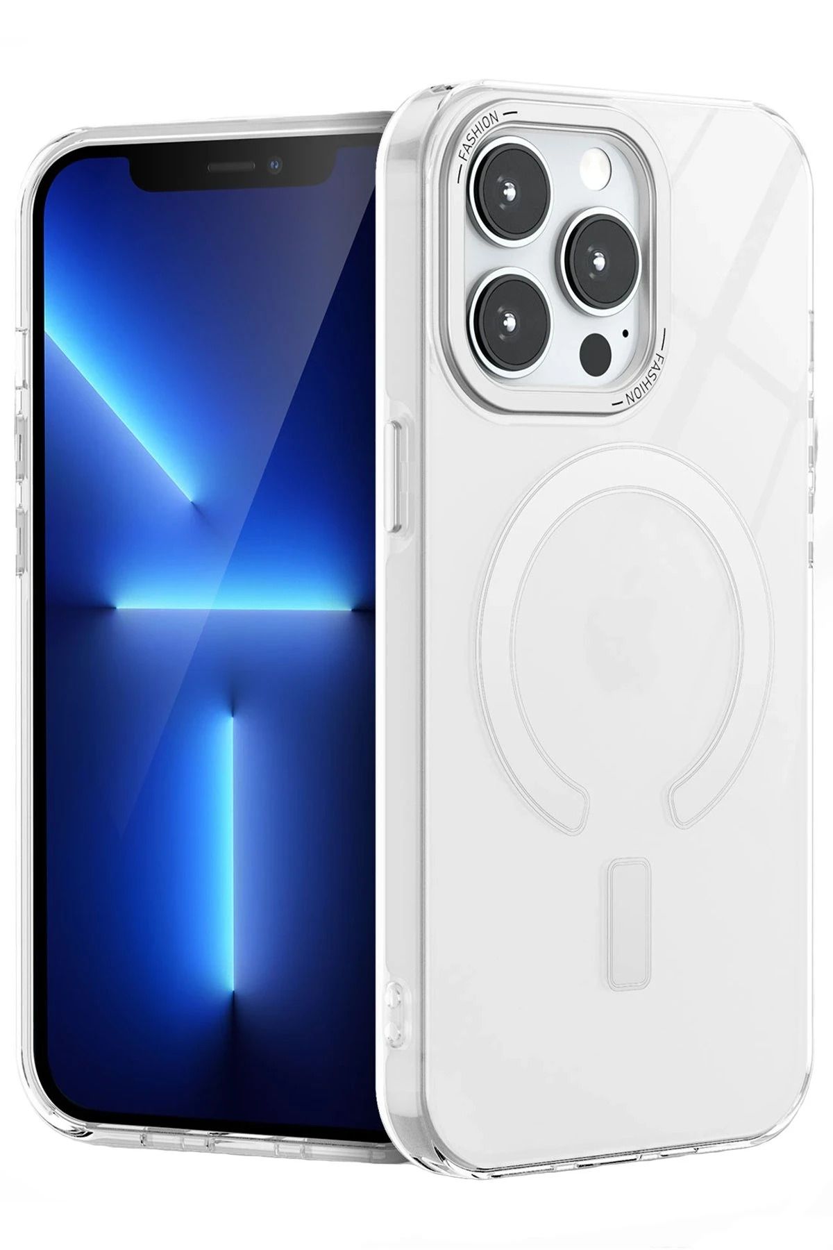 NewFace iPhone 14 Pro Kılıf Troy Magsafe Kapak - Beyaz JOJUA