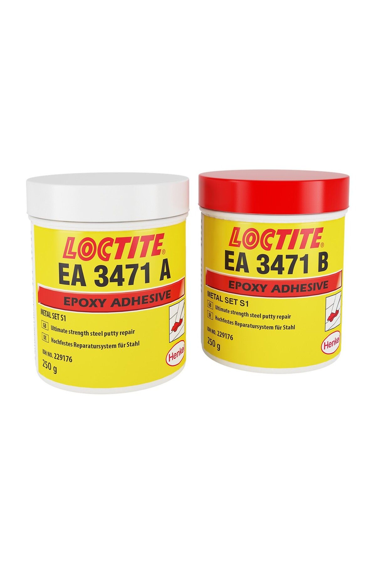 LOCTİTE Loctite EA 3471 Çelik Dolgulu Epoksi Macun 500 gr/ml