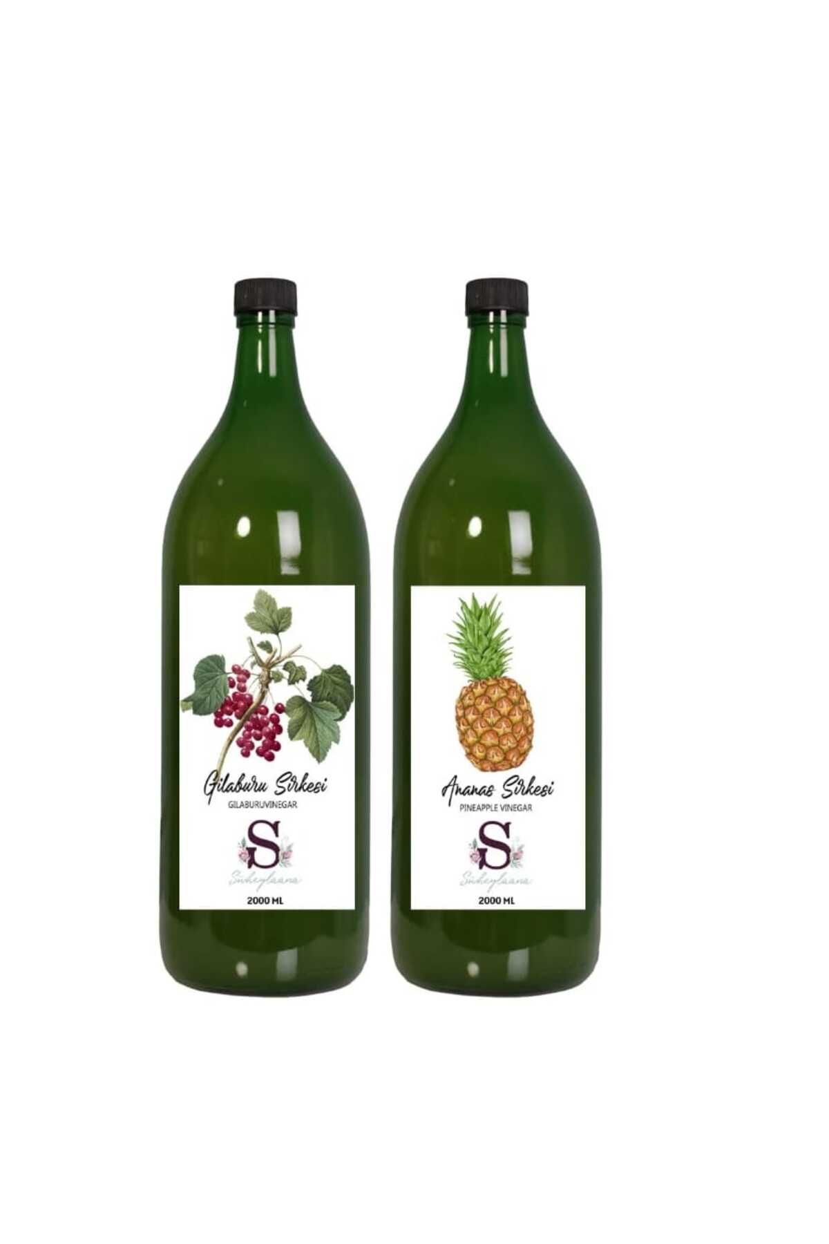 Süheylaana Doğal Gilaburu Sirkesi 2000 Ml - Doğal Ananas Sirkesi 2000 Ml