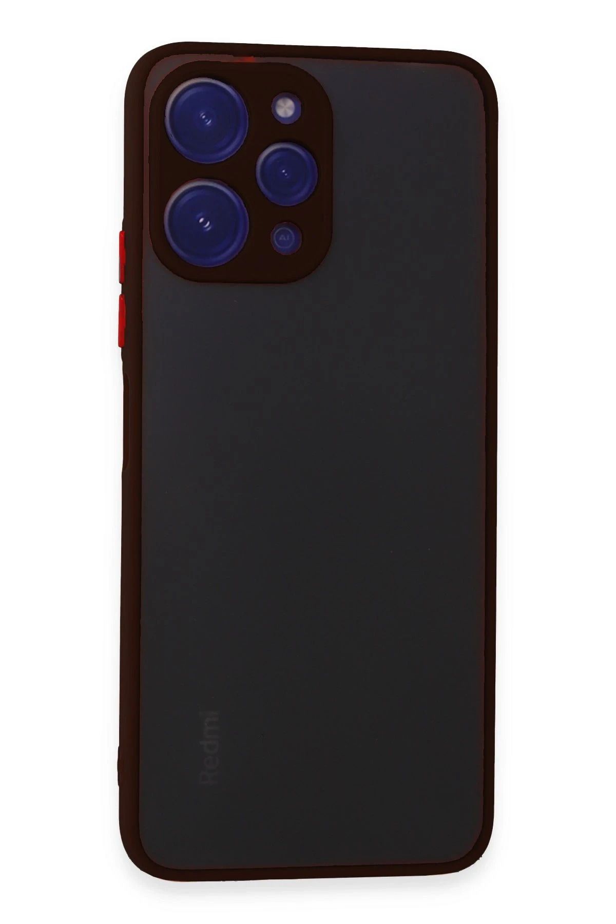 NewFace Xiaomi Redmi 12 Kılıf Montreal Silikon Kapak - Siyah FERRG