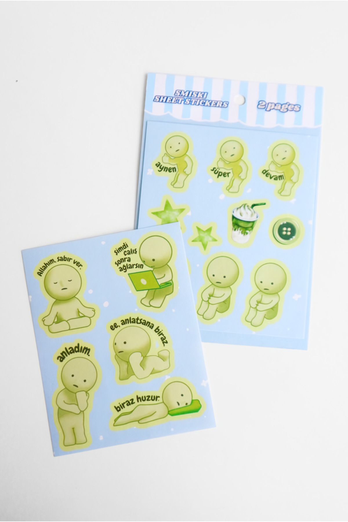 EFBUTİK Smiski 2'li Sticker Set