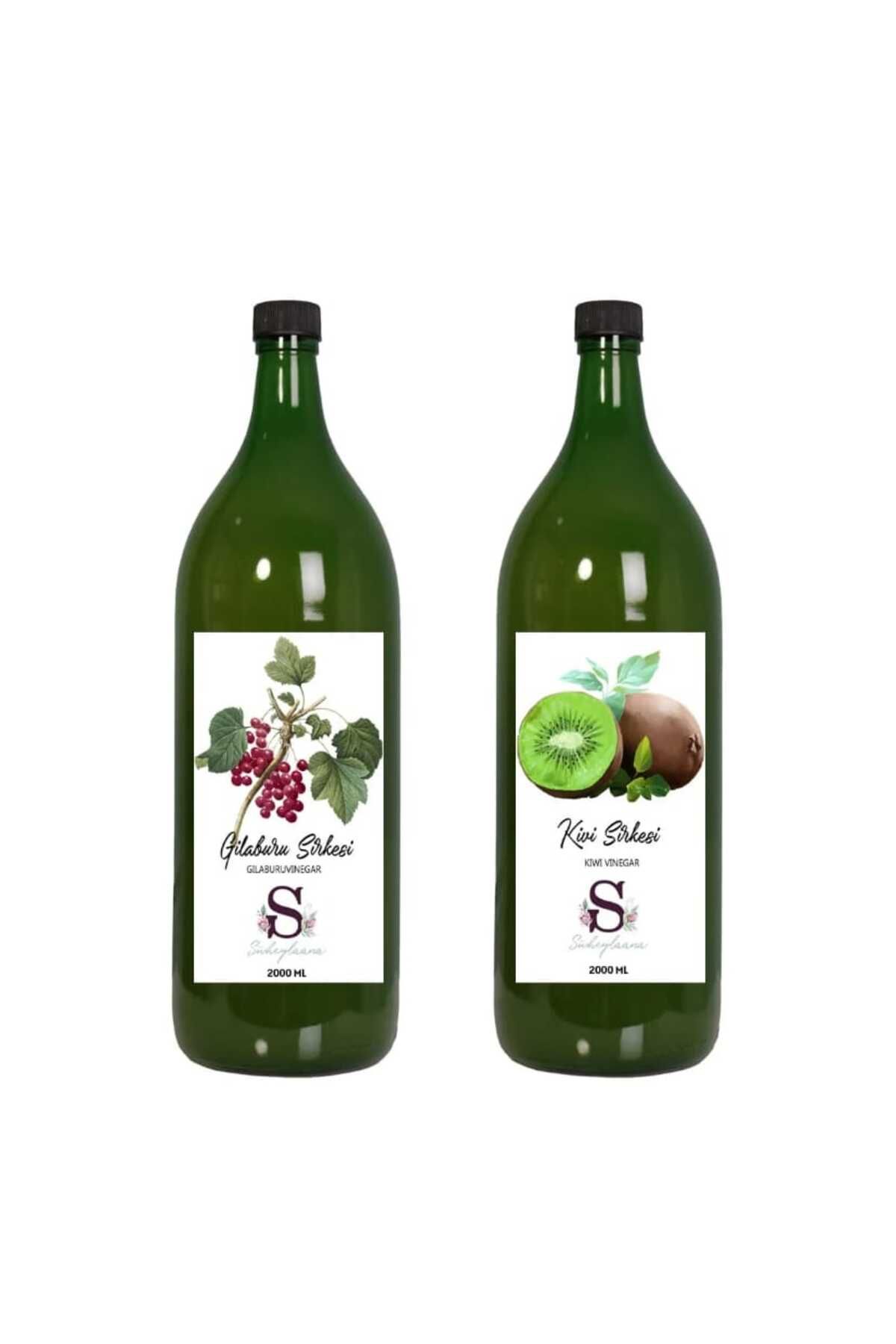 Süheylaana Doğal Gilaburu Sirkesi 2000 Ml - Doğal Kivi Sirkesi 2000 Ml