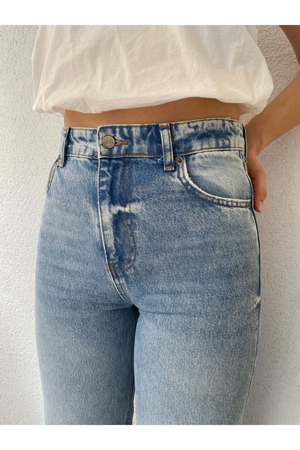 biumi butik kadın mavi jean