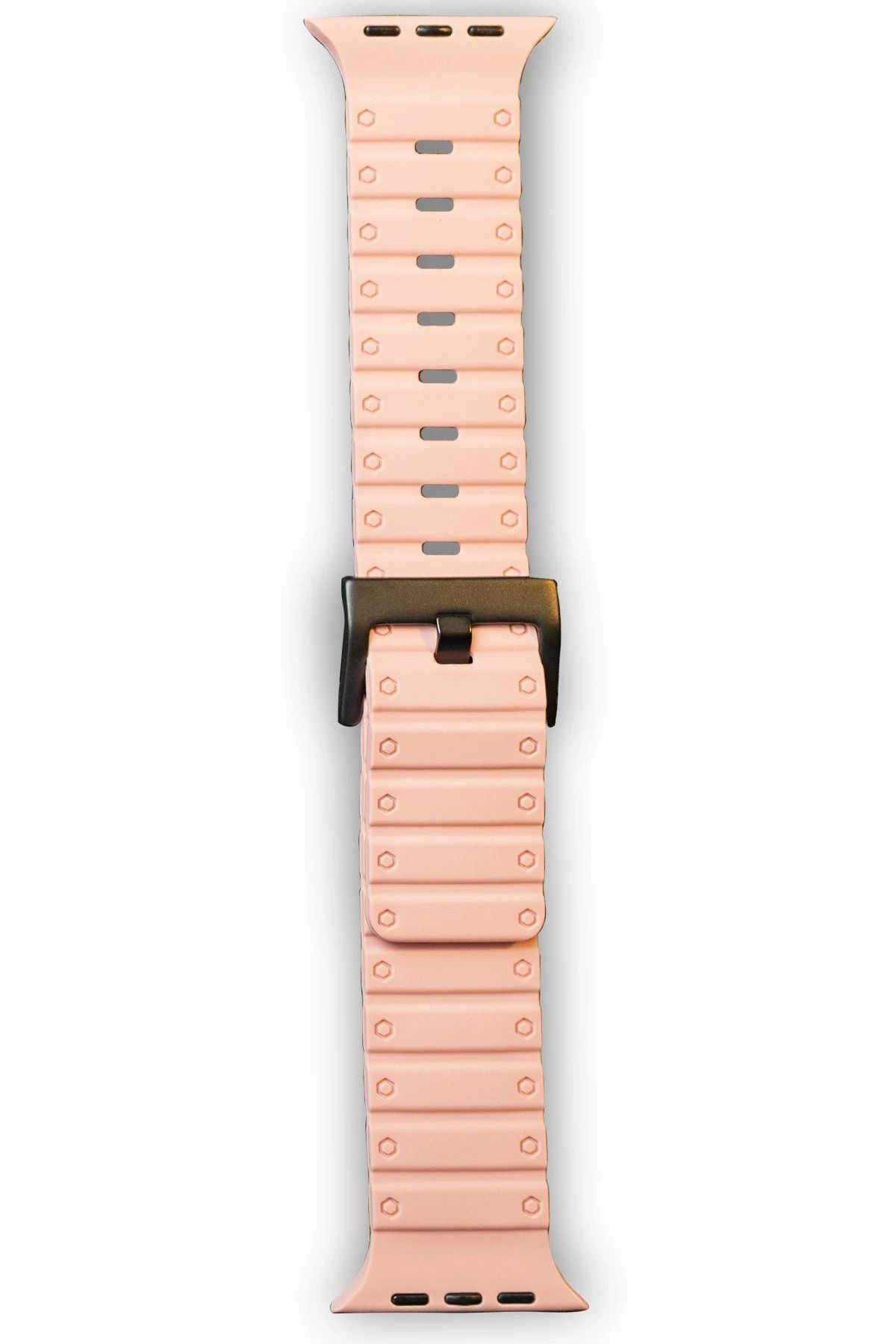 NewFace Apple Watch 42mm Magnus Mıknatıslı Silikon Kordon - Yavruağzı FERRG