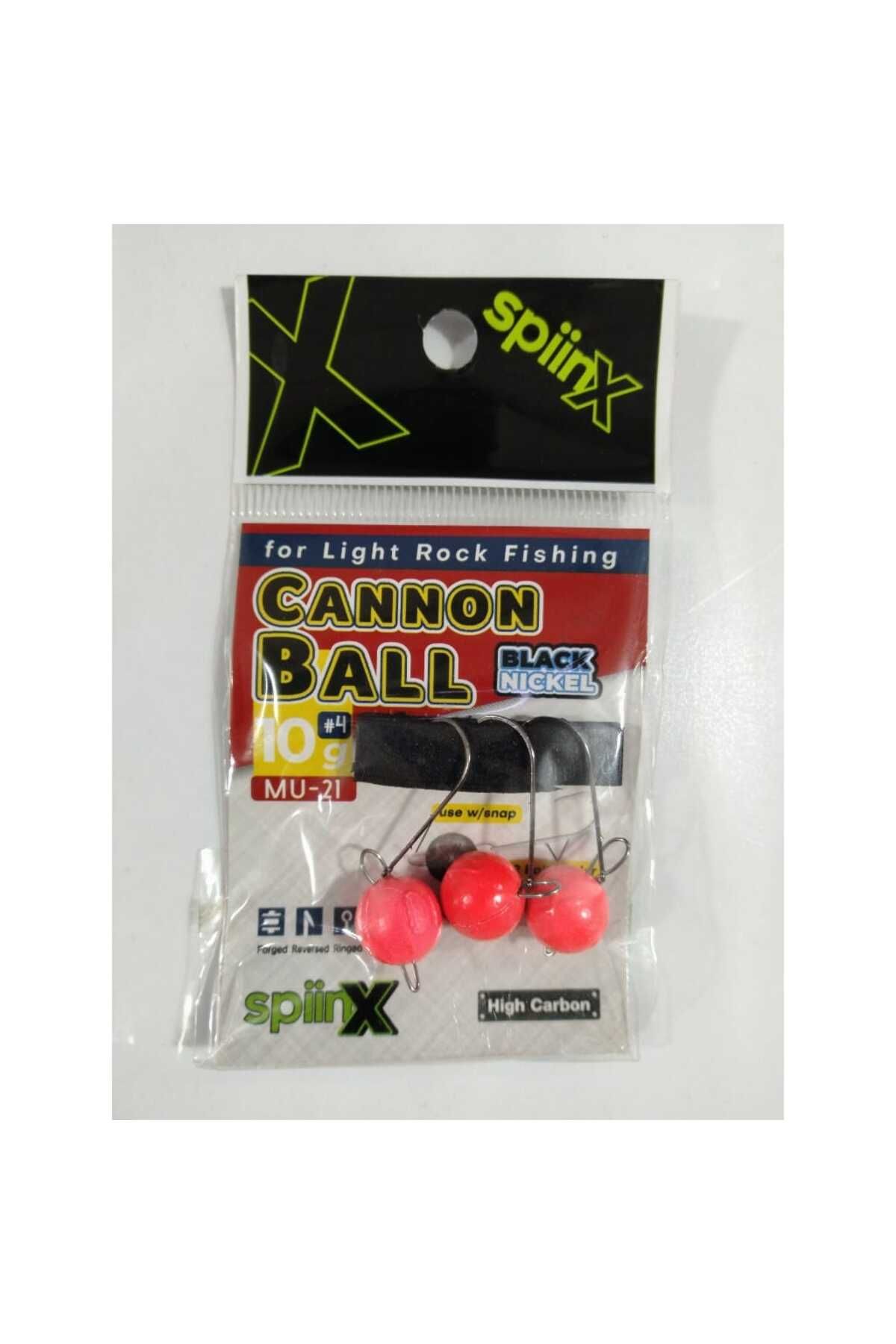 SpiinX CANNONBALL JIGHEAD UV PEMBE 10 GR - 3 PCS