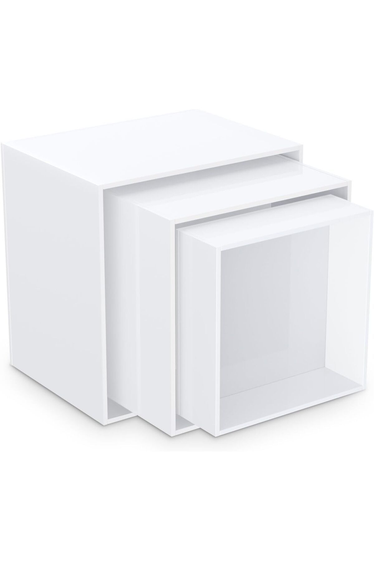 Generic-رافعات البوفيه، رافعات عرض مكعبية من الأكريليك مع قاع مجوف، 6 قطع، 6 × 7 × 8 بوصة 7