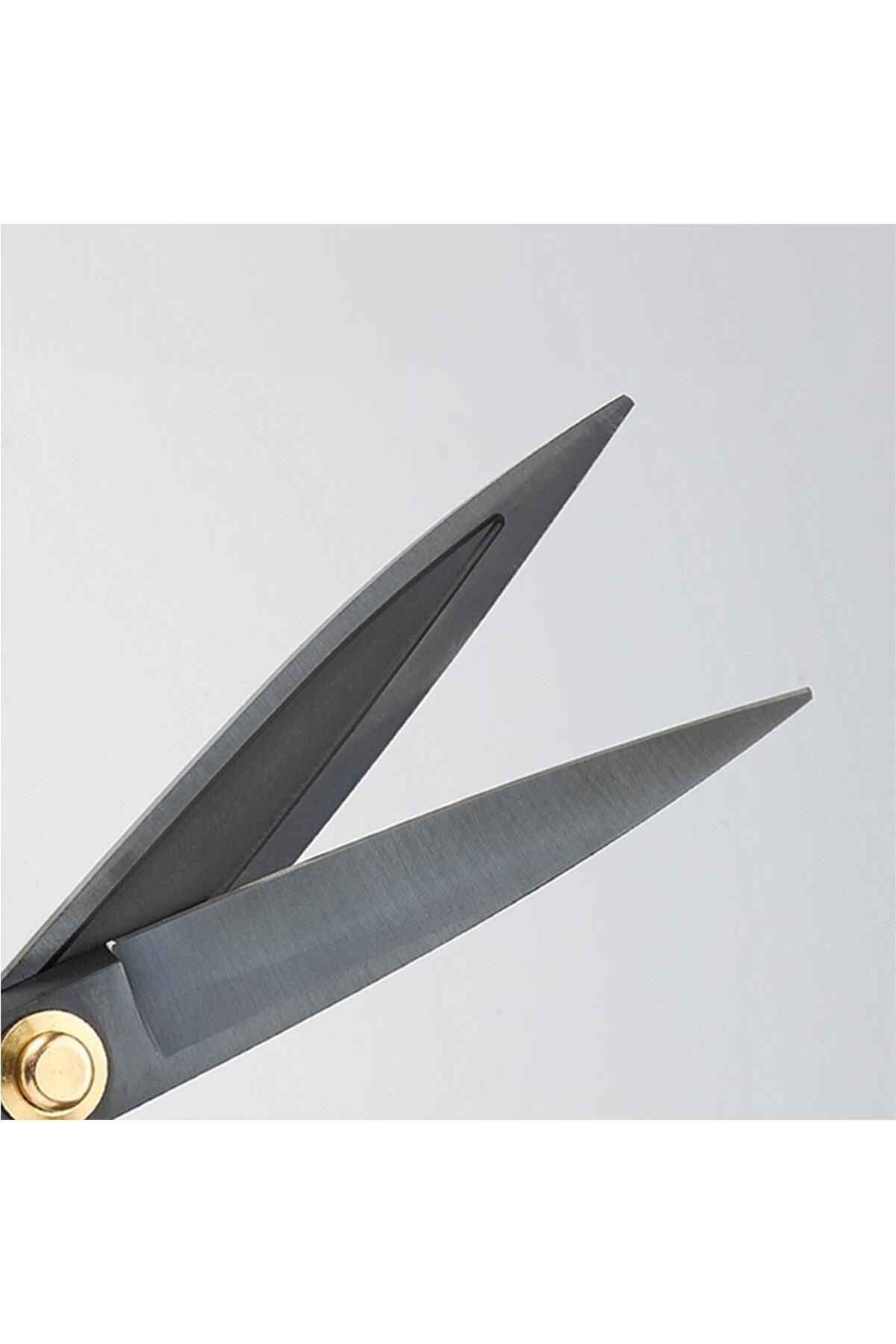 FDMSTAR-11 Inch (27.5CM) Black Handle Professional Stainless Steel Tailor Scissors 3