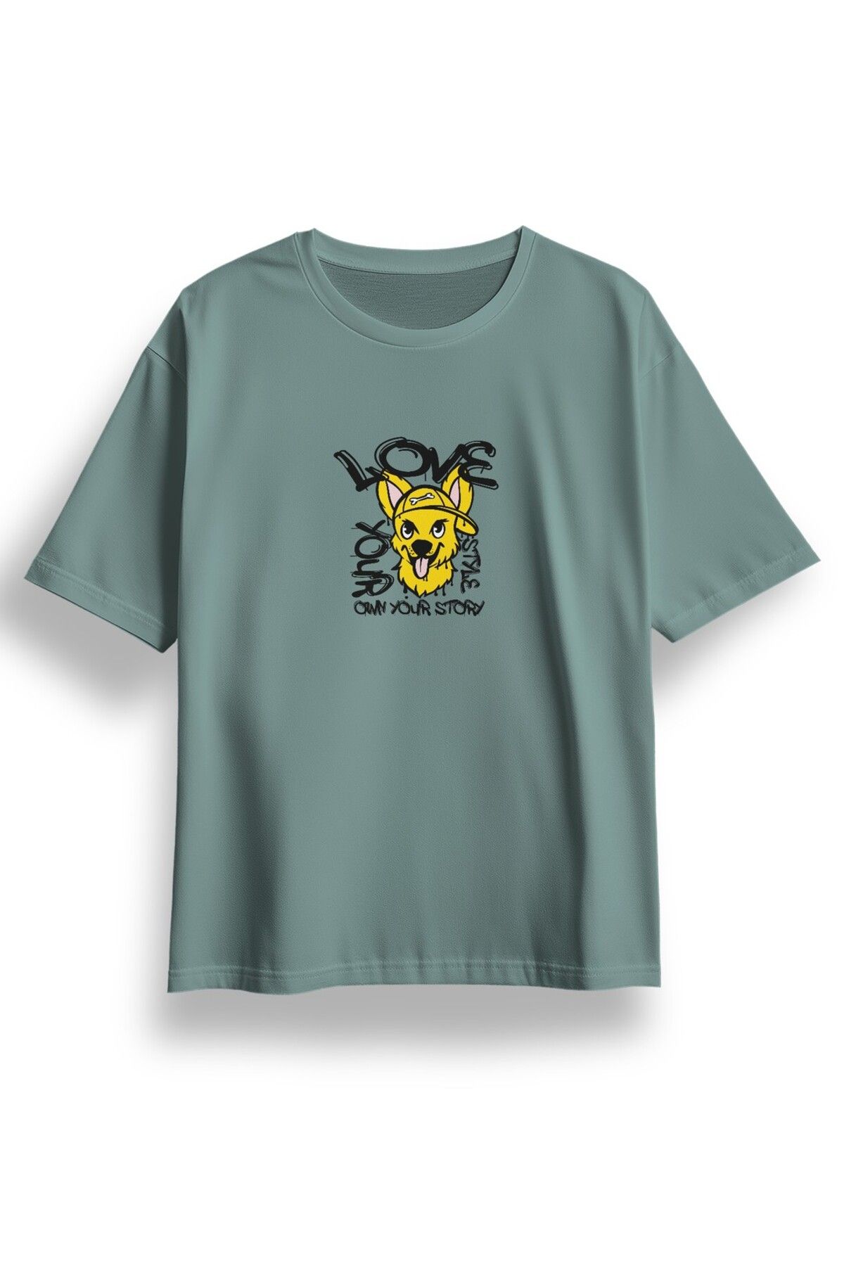 LUMARTA Oversize Your Style Baskılı Tshirt