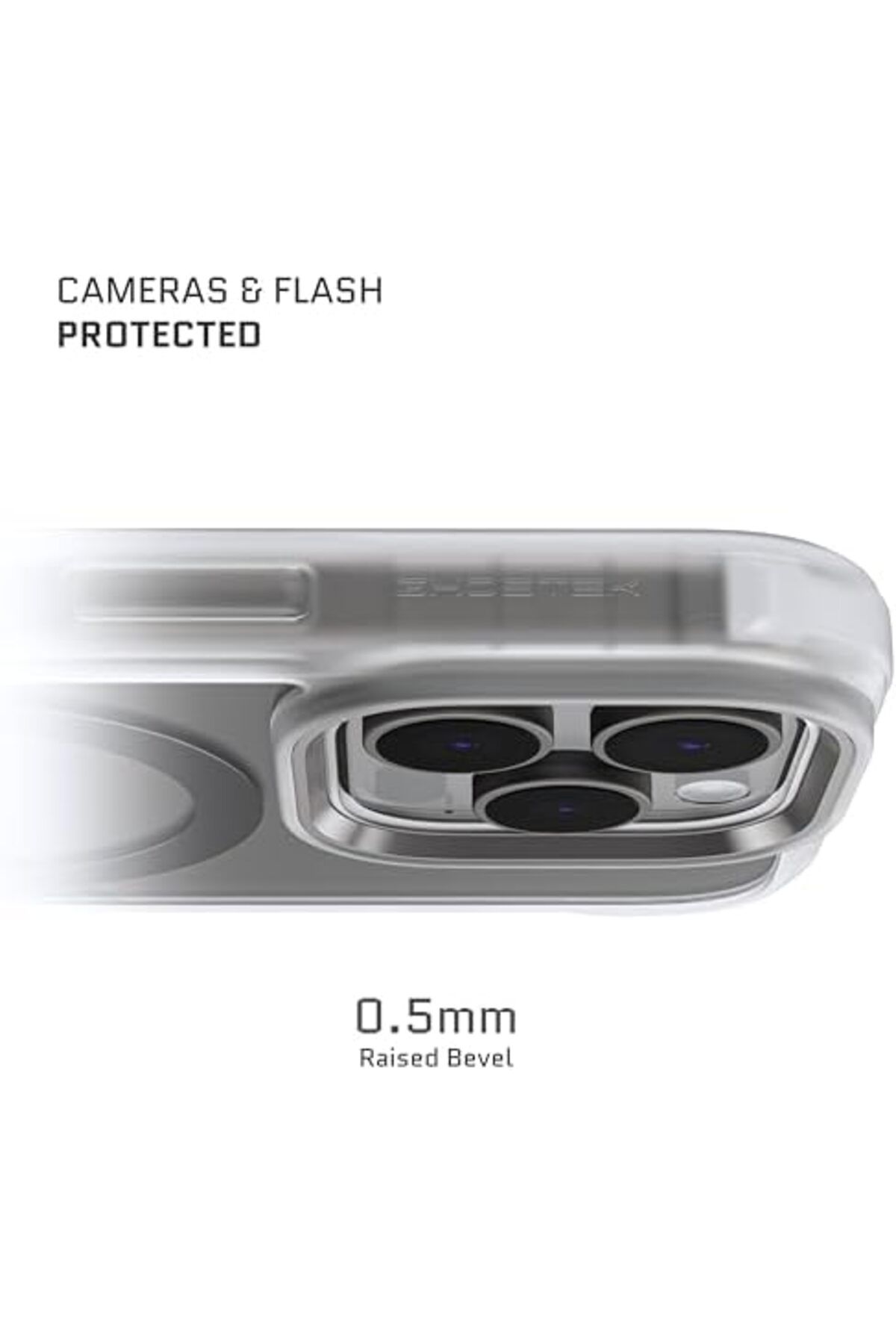 Ghostek-جراب شفاف مخفي لهاتف iPhone 16 Pro Max، متوافق مع Apple MagSafe Silicone Fusion Slim Shoc 6