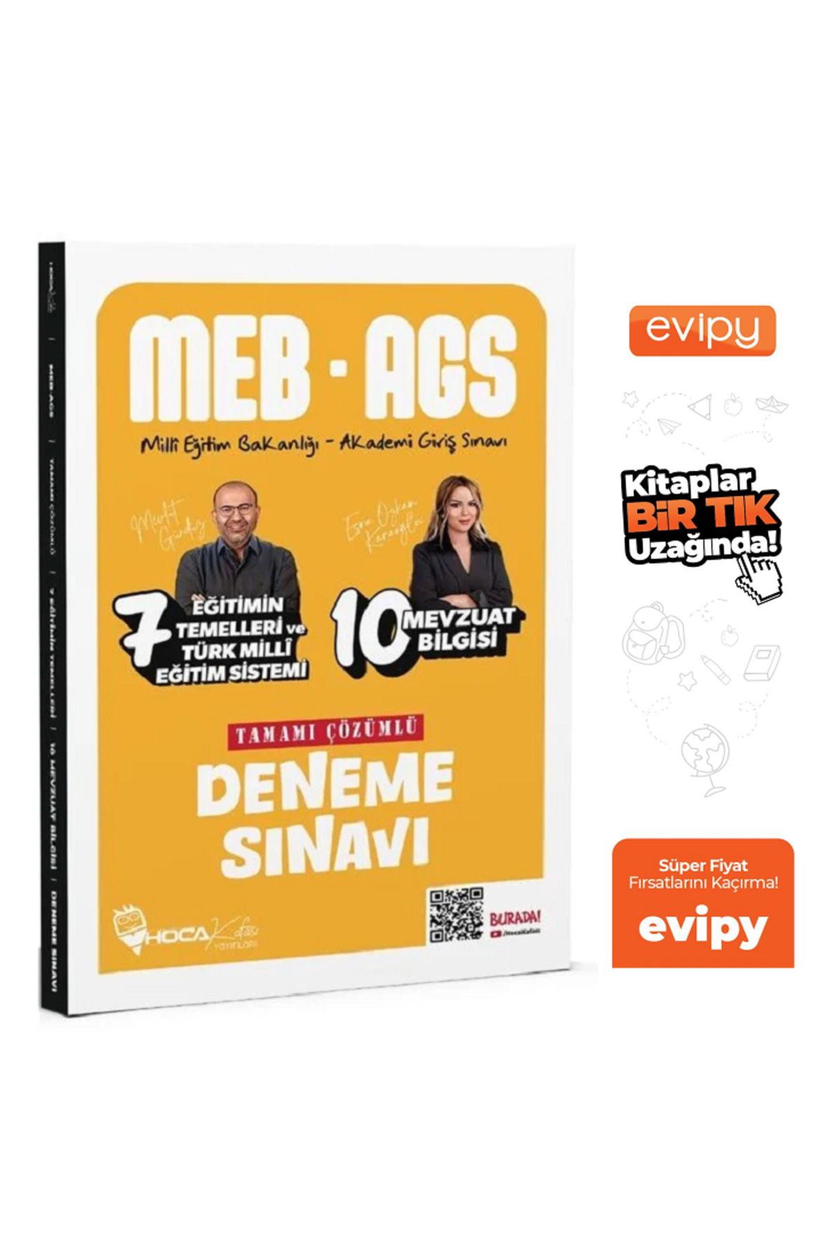 Hoca Kafası Yayınları 2025 MEB-AGS Eğitimin Temelleri ve Türk Milli Eğitim Sistemi ve Mevzuat Bilgisi 17 Deneme Çözümlü