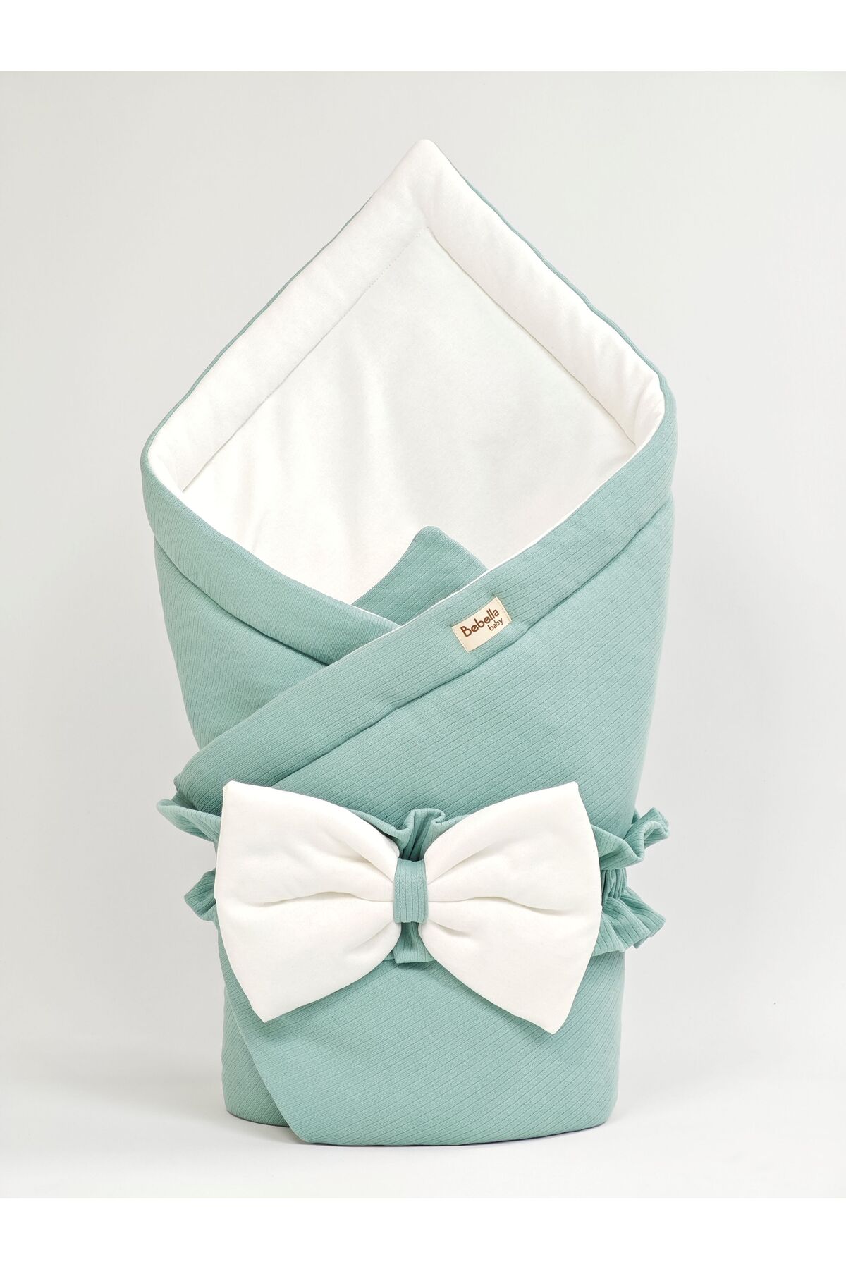 Bebella Bebek Battaniyesi %100 Pamuklu Bebek Kundak Battaniyesi Kız Erkek Dış Kundak Hastane Çıkışı fotoğrafı 3 (önizleme)