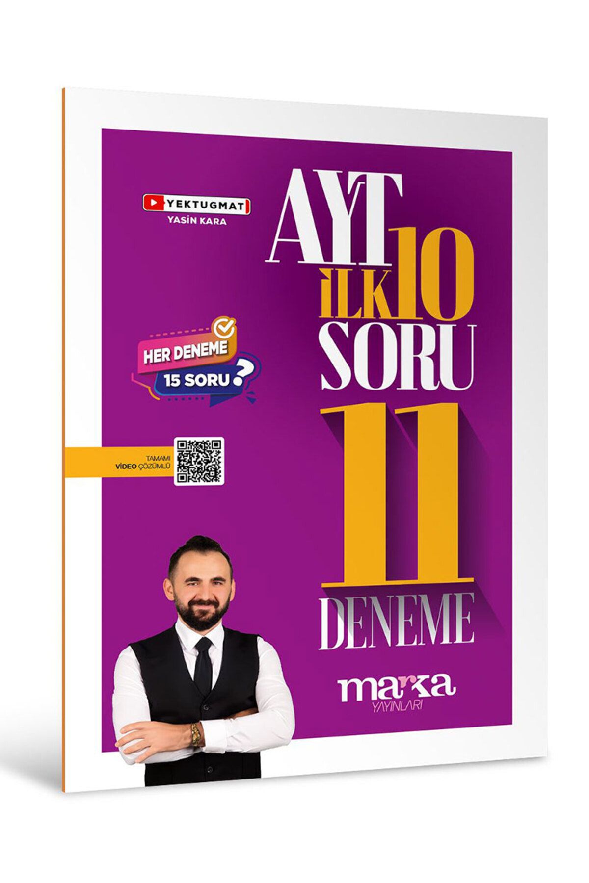 Marka Yayınları Yektuğmat AYT Matematik İlk 10 Soru Konularından Oluşan 11 Deneme Marka Yayınları