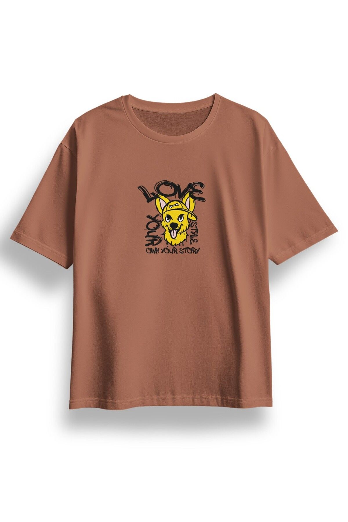 LUMARTA Oversize Your Style Baskılı Tshirt