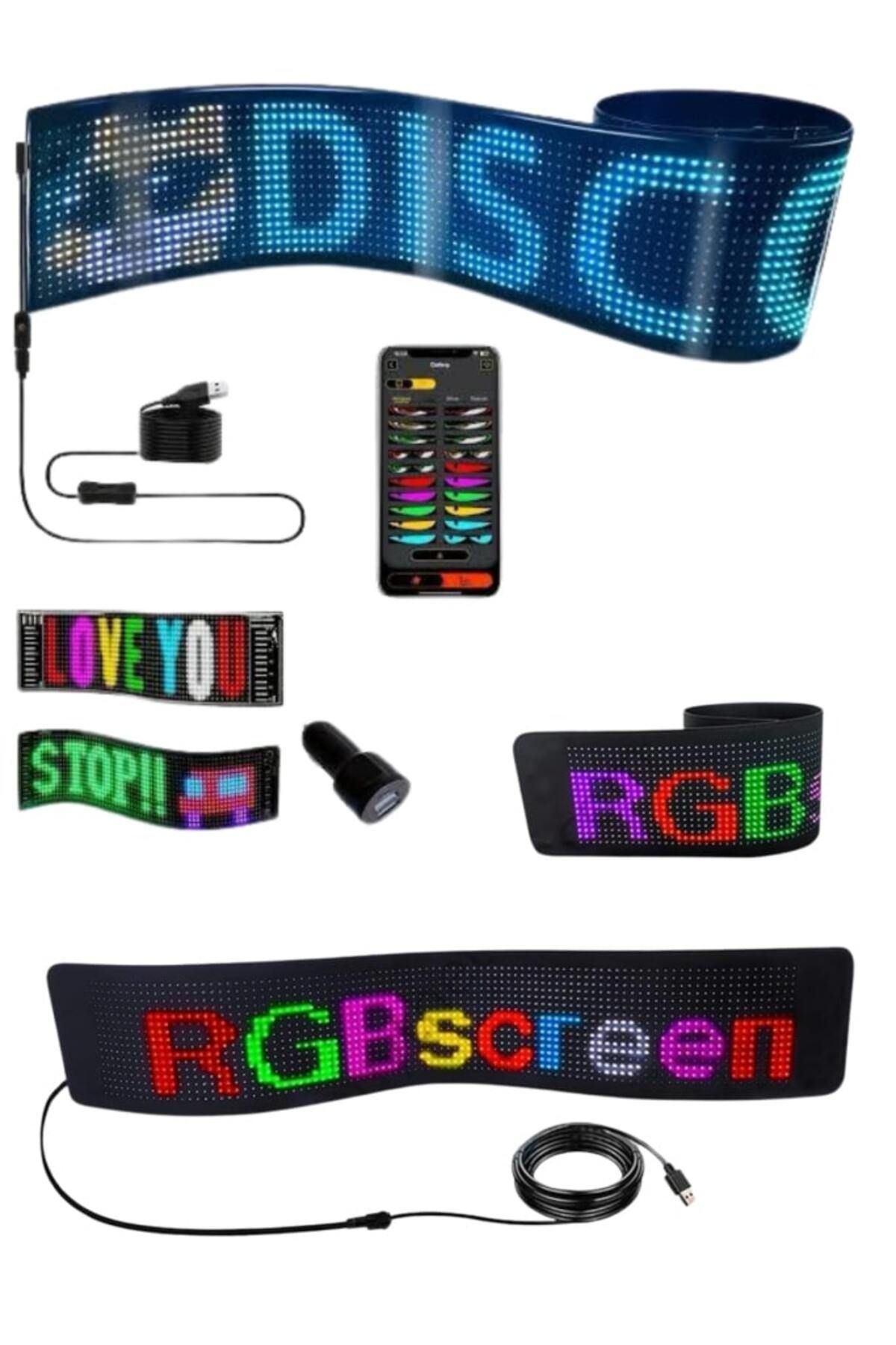 SAYARMARKT Mobil Uyumlu Kayar Yazı LED Panel