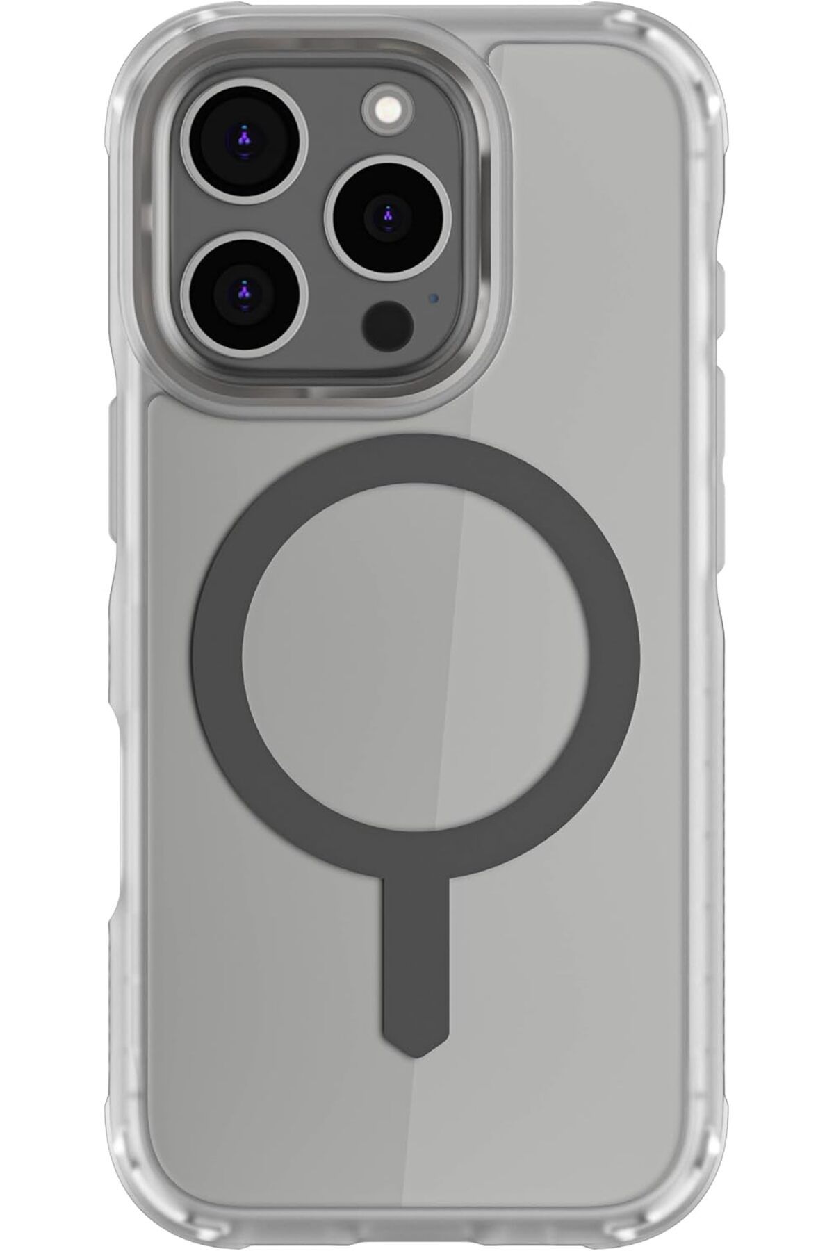 Ghostek-جراب شفاف لهاتف iPhone 16 Pro - متوافق مع ملحقات MagSafe، سيليكون مقاوم للصدمات، 1