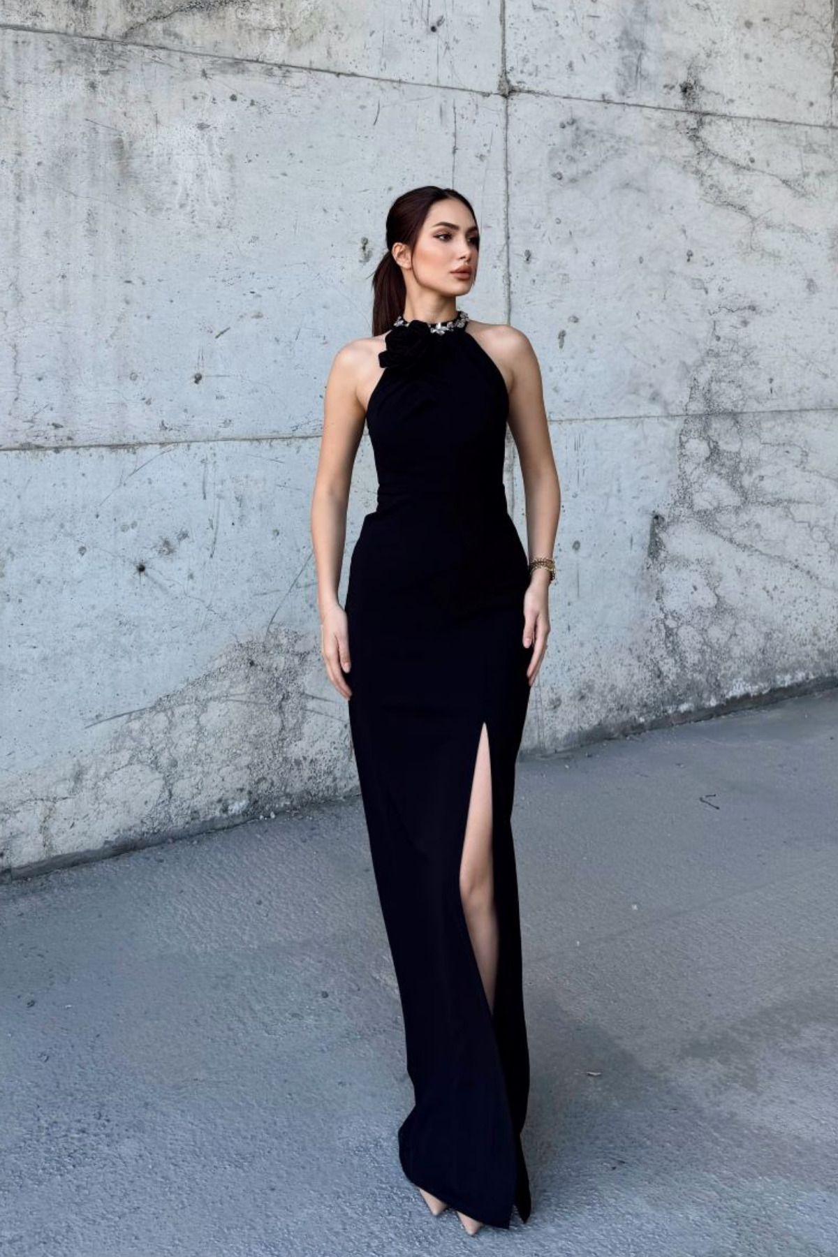 Sindimoda Zerda Gül Detay Tasarım Abiye 583176