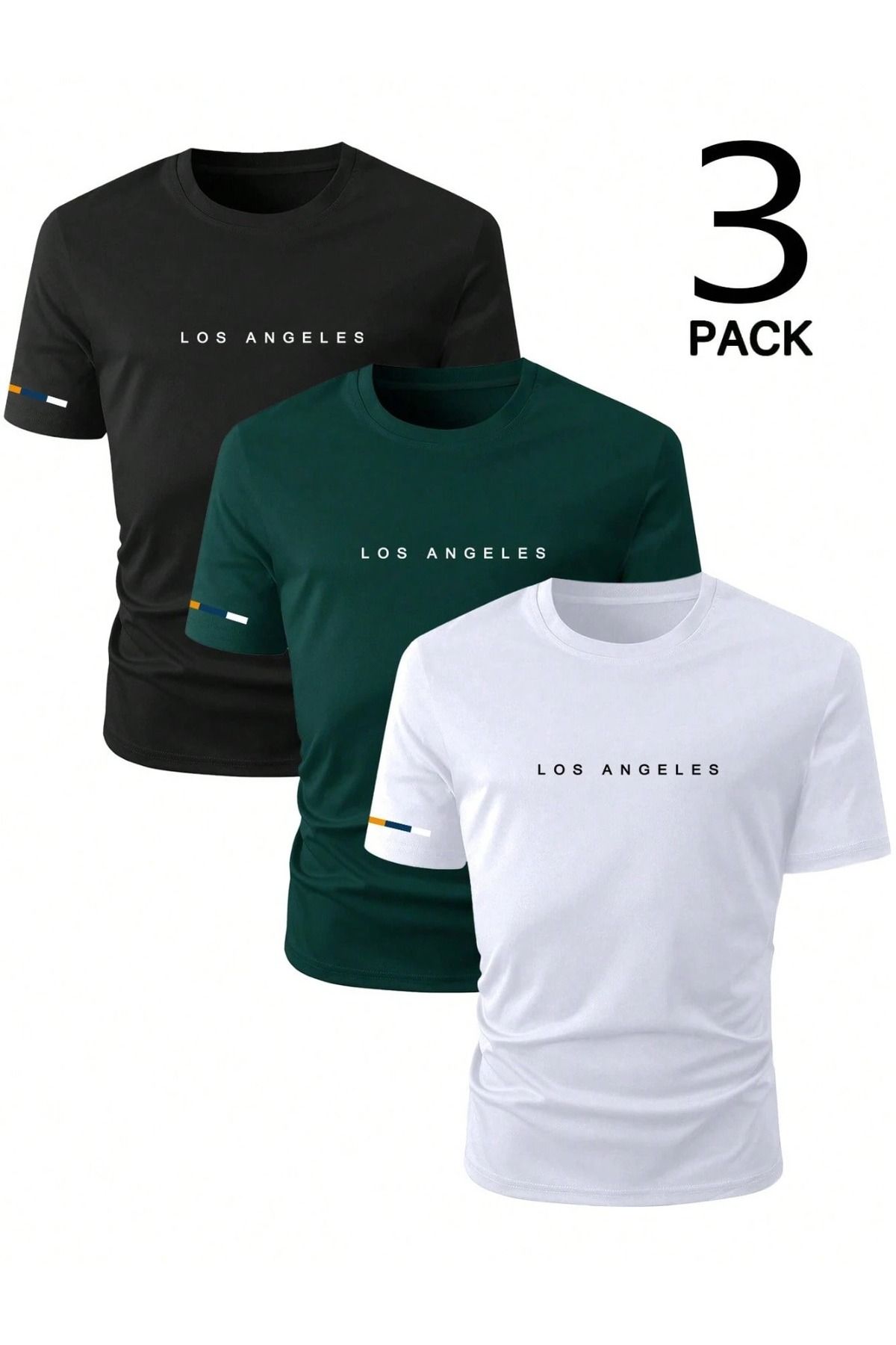PAVRO Unisex Tshrt Pavro rahat kesim loss baskılı çoklu renkli tshrt