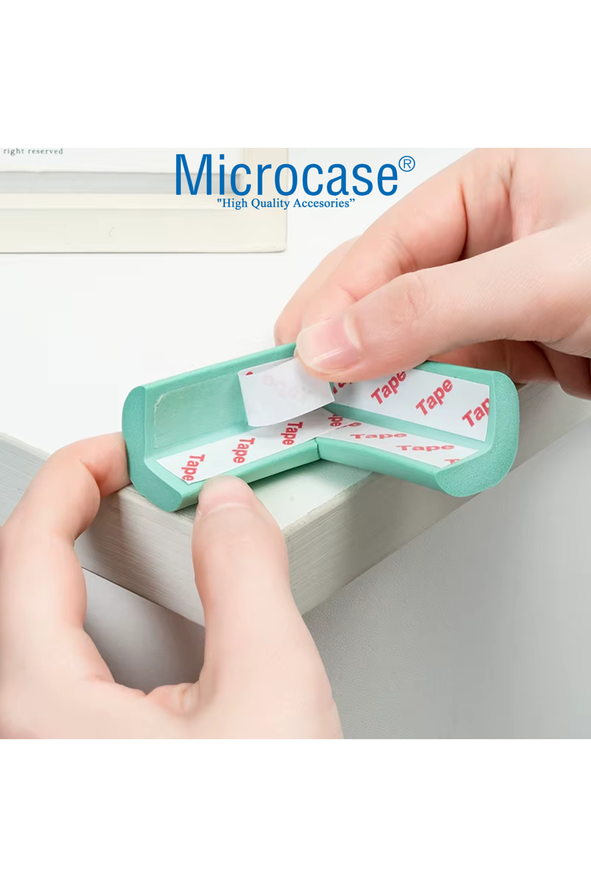 Microcase 3M Yapıştırmalı Sünger Bebek ve Çocuk Köşe Kenar Koruyucu 10in1 Set - AL5235 fotoğrafı 4 (önizleme)