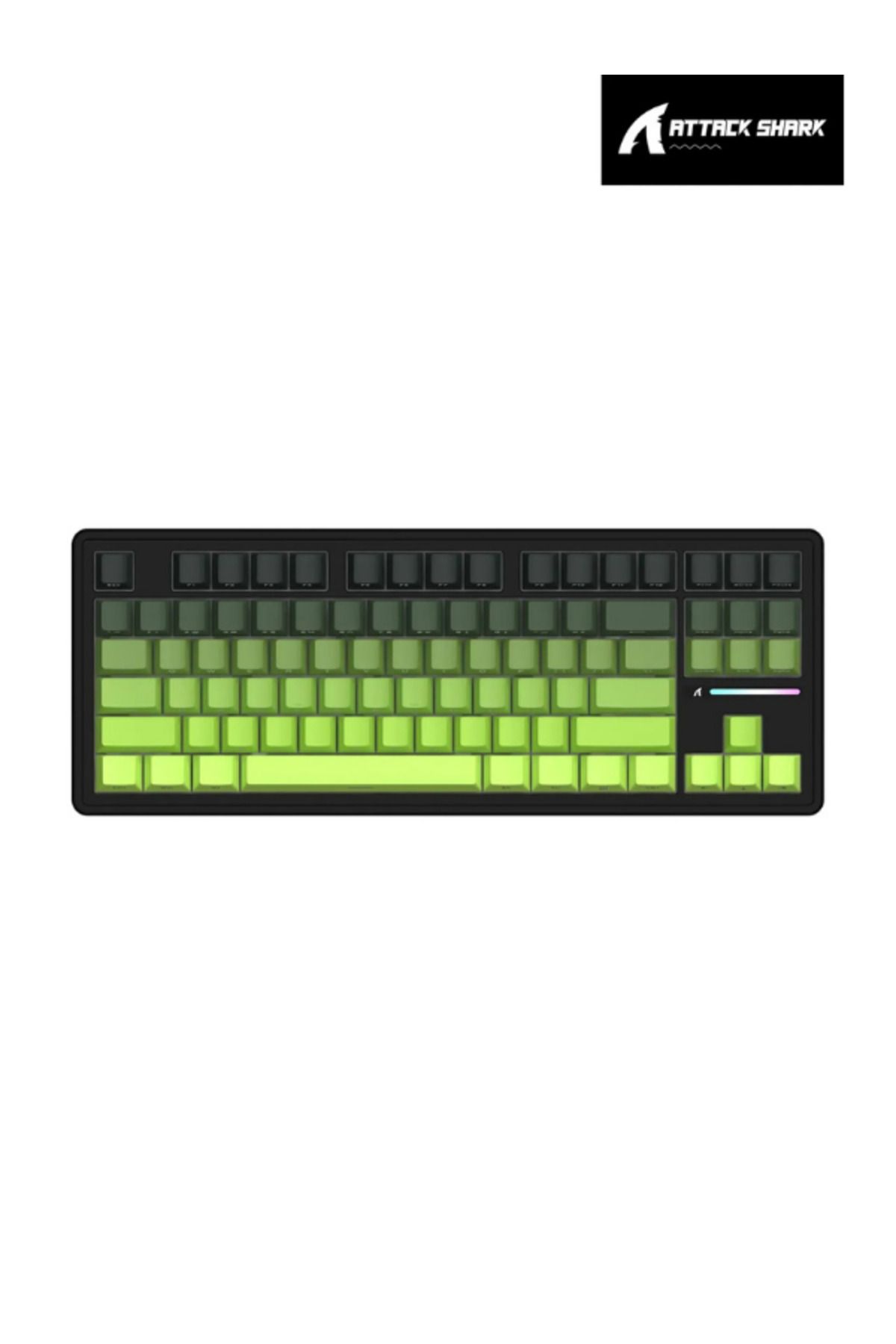 Hietech Kablosuz Profesyonel Gaming Oyuncu Klavyesi Mekanik RGB E-Sports Klavye Attack Shark M87 PROV2