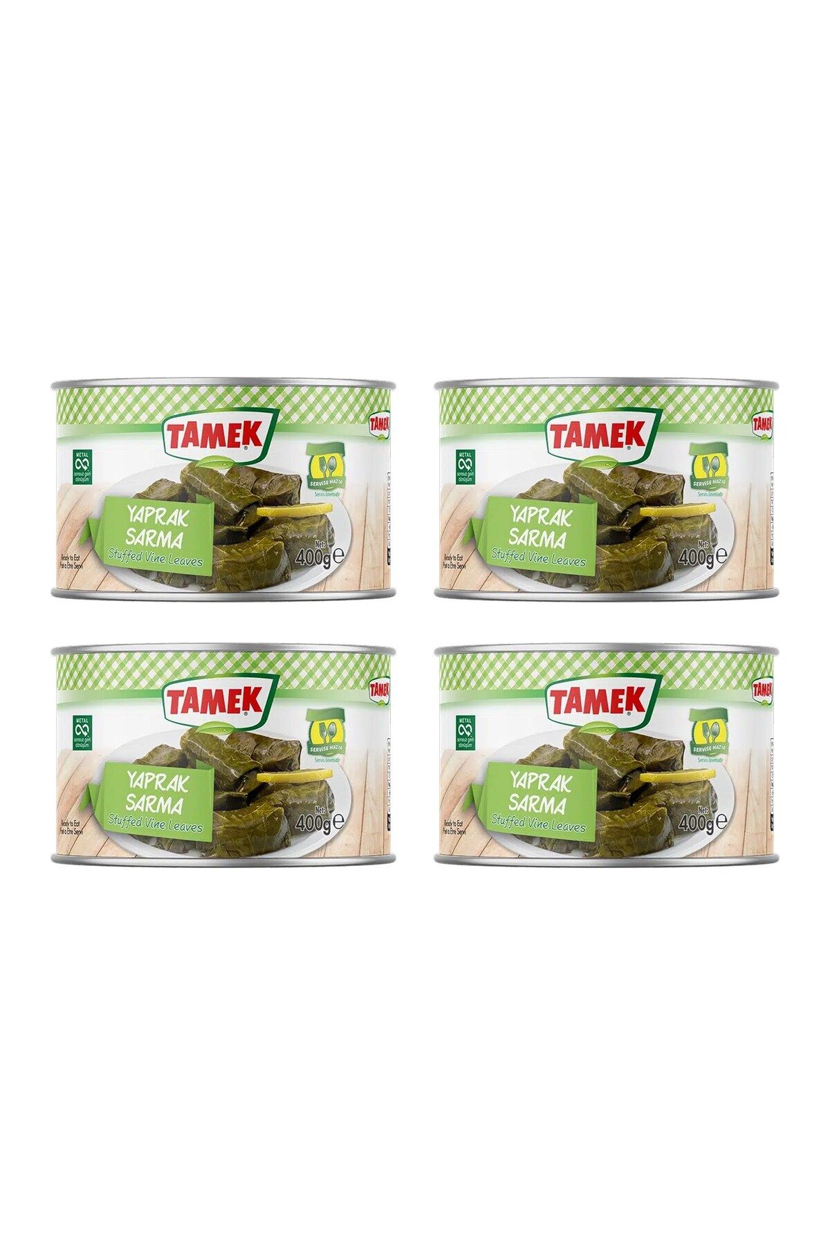 TAMEK Yaprak Sarma 400 gr x 4 Adet