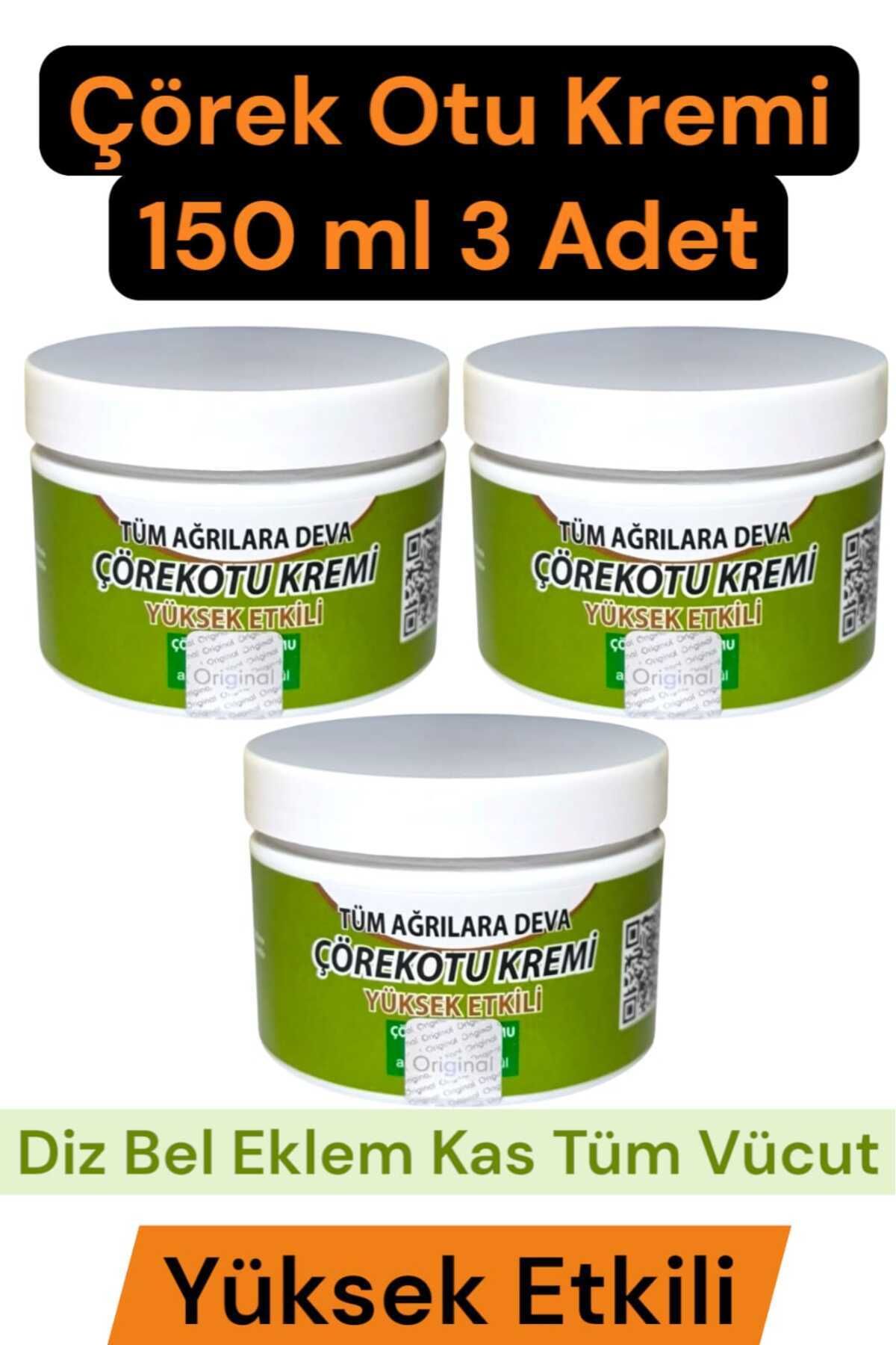 ULFİSU COSMETİCO Çörek Otu Kremi 150 ml 3 Adet - New Formula