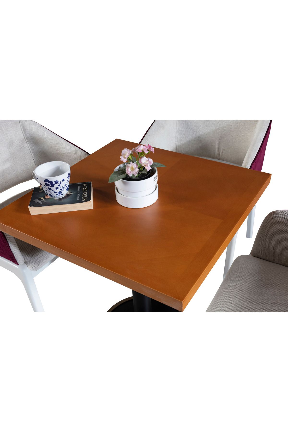ORİGAMİ EV DEKOR Origami Ahşap Cafe Masa KAYIN