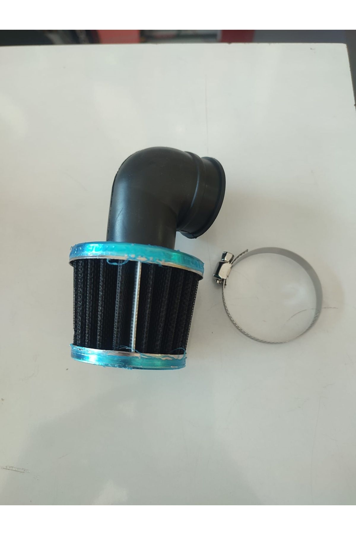 karagöz motor Motosiklet Hava Filtresi Modifiye 32 mm Eğri