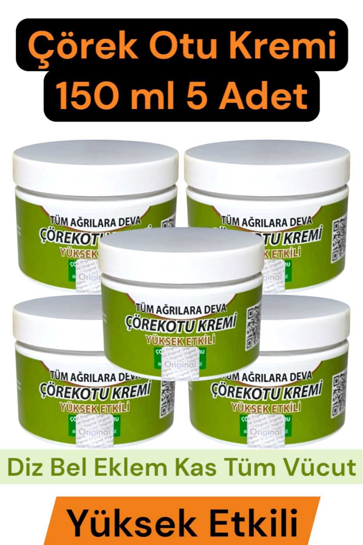 ULFİSU COSMETİCO Çörek Otu Kremi 150 ml 5 Adet - New Formula