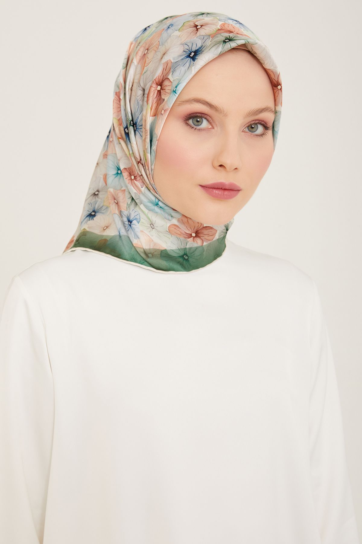 Armine ARMİNE İPEK EŞARP 9108D (TWİLL) (NOSTALJİ)-84