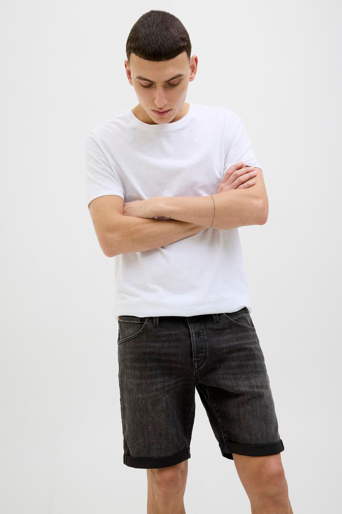 شلوارک مردانه راسته فاق نرمال | جک اند جونز Jack & Jones 12269608 - تصویر 4