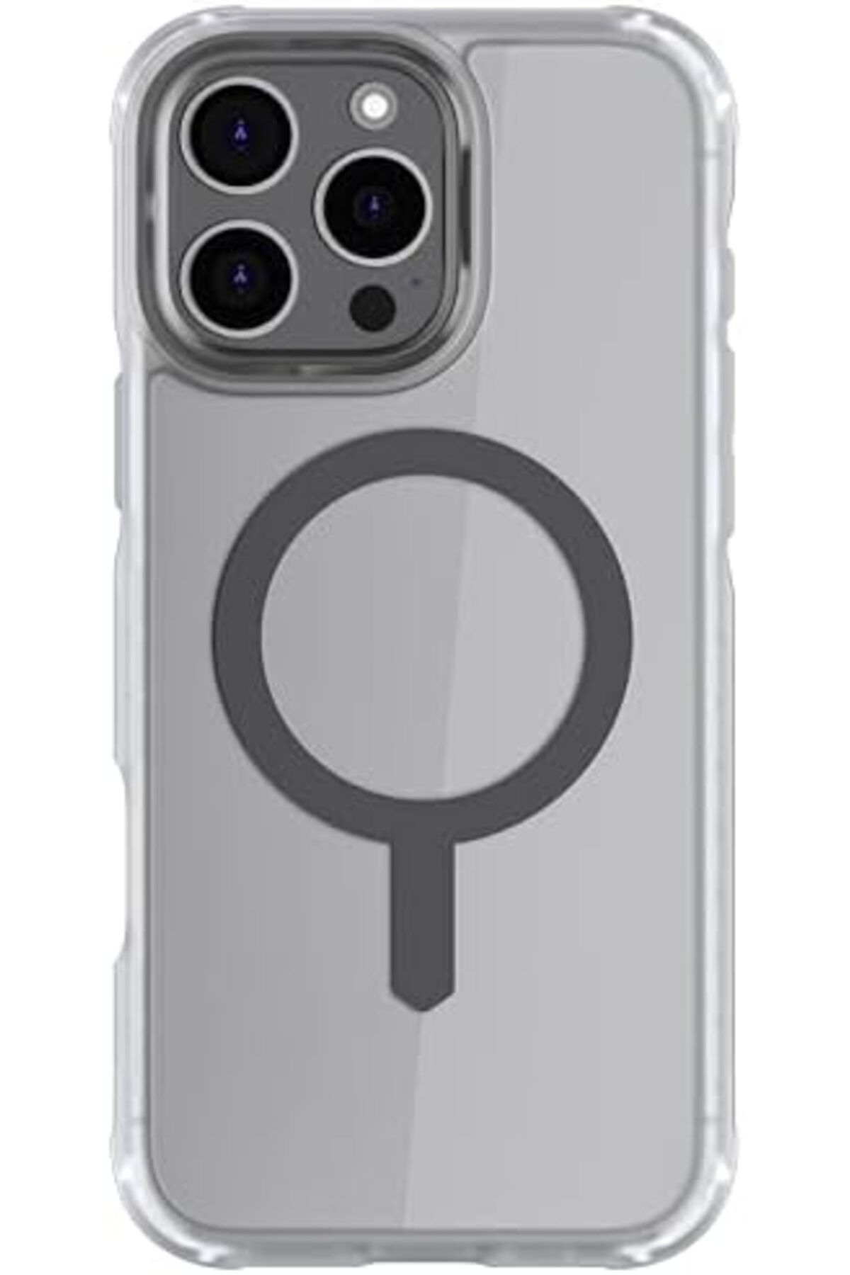 Ghostek-جراب شفاف مخفي لهاتف iPhone 16 Pro Max، متوافق مع Apple MagSafe Silicone Fusion Slim Shoc 2