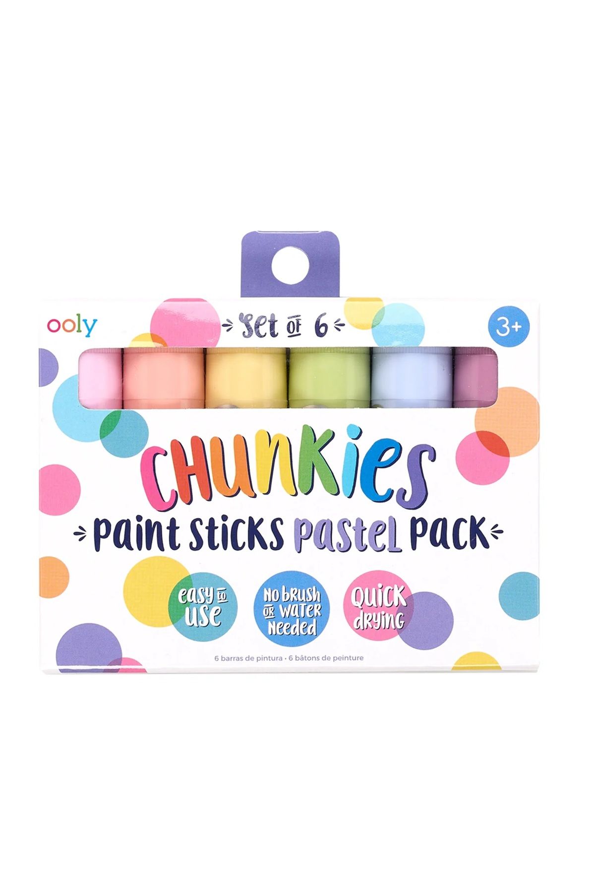 Ooly Chunkies Pastel Boya 6’lı Pastel Renkler