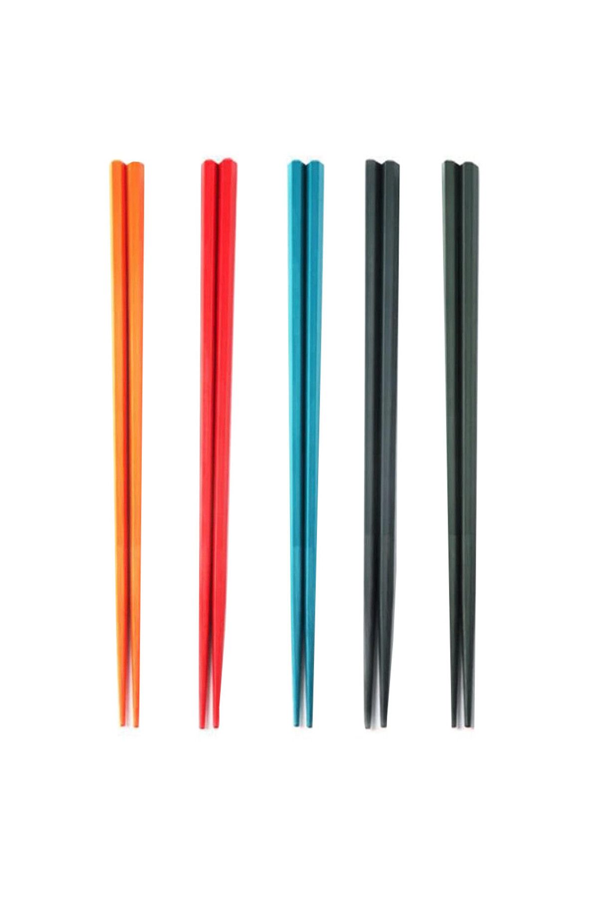 PUFO Set De 5 Perechi De Bețișoare Sushi Din Fibră De Sticlă Pufo Colors, 24 Cm - One Size