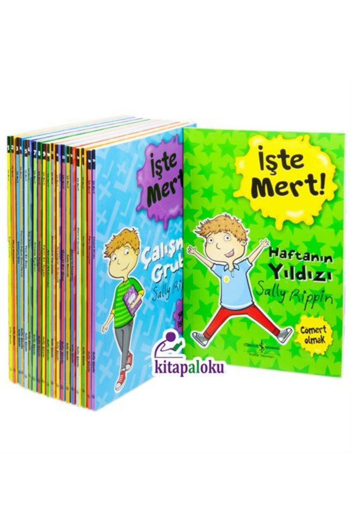 TÜRKİYE İŞ BANKASI KÜLTÜR YAYINLARI Sally Rippin İşte Mert Serisi (20 Kitap Tam Set) 2. ve 3. Sınıf Karakter ve Değerler Eğitimi Hika...