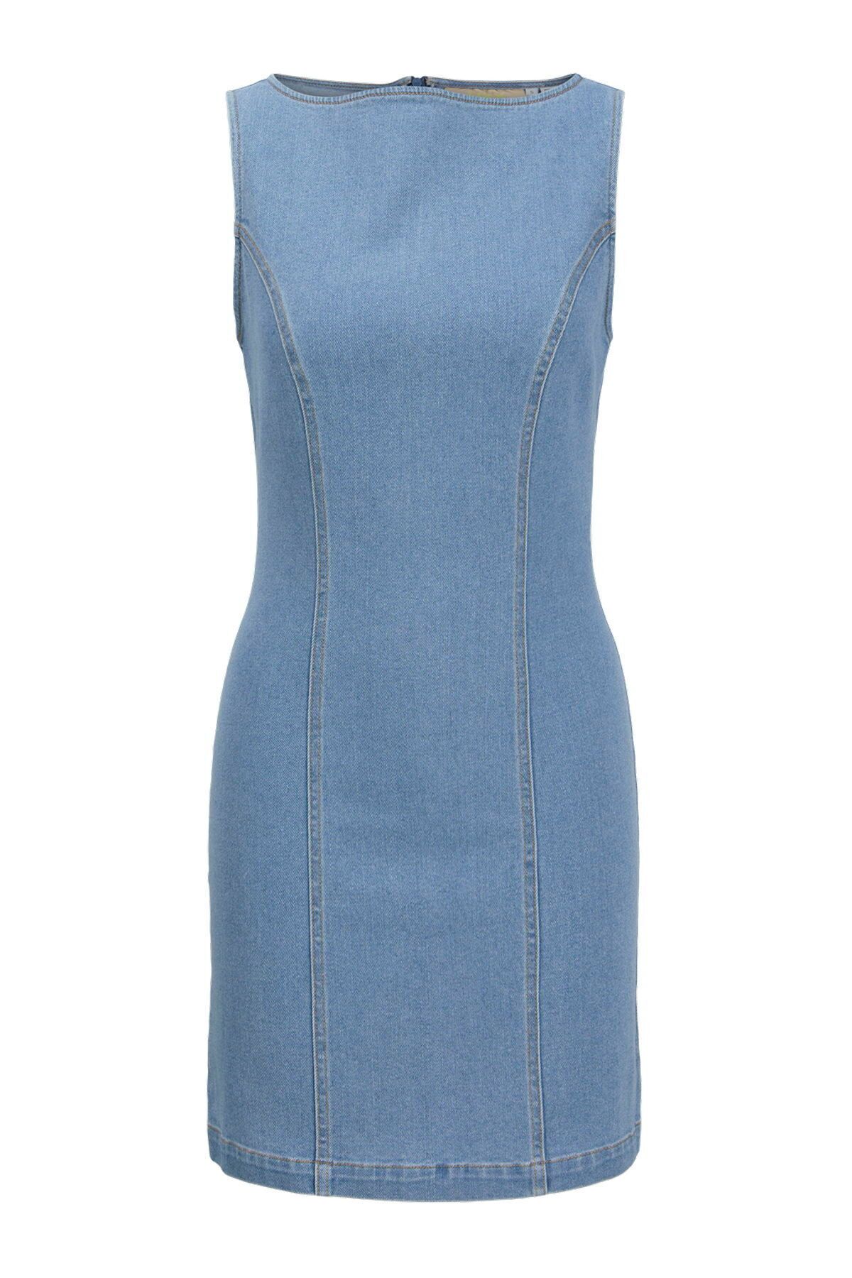 Jack & Jones Kadin Denim Elbise - Abra