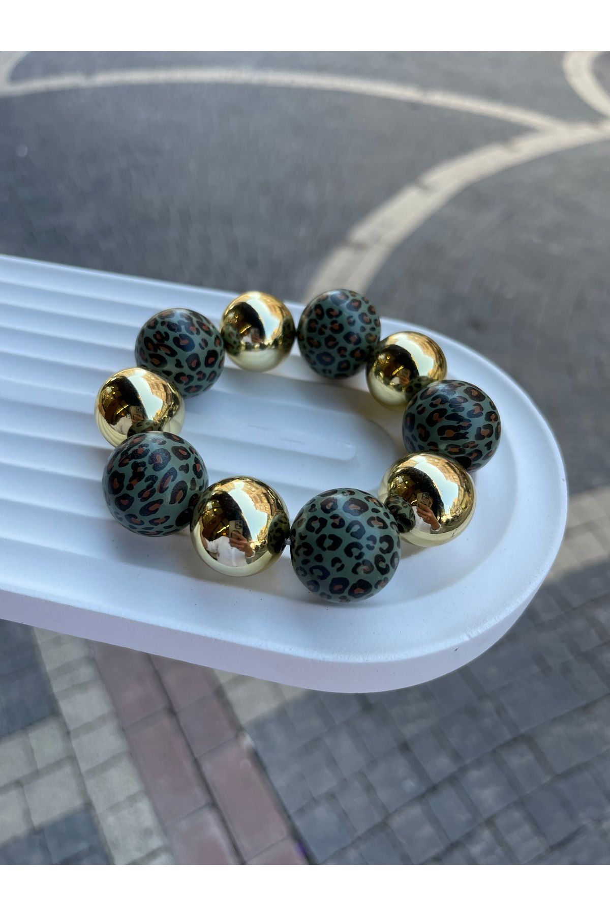 Hcollectıonnnn XL Leopar Şık Bileklik