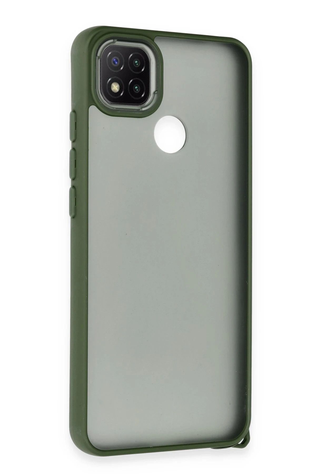 NewFace Xiaomi Redmi 9C Kılıf Elegant Kapak - Yeşil LZWDR