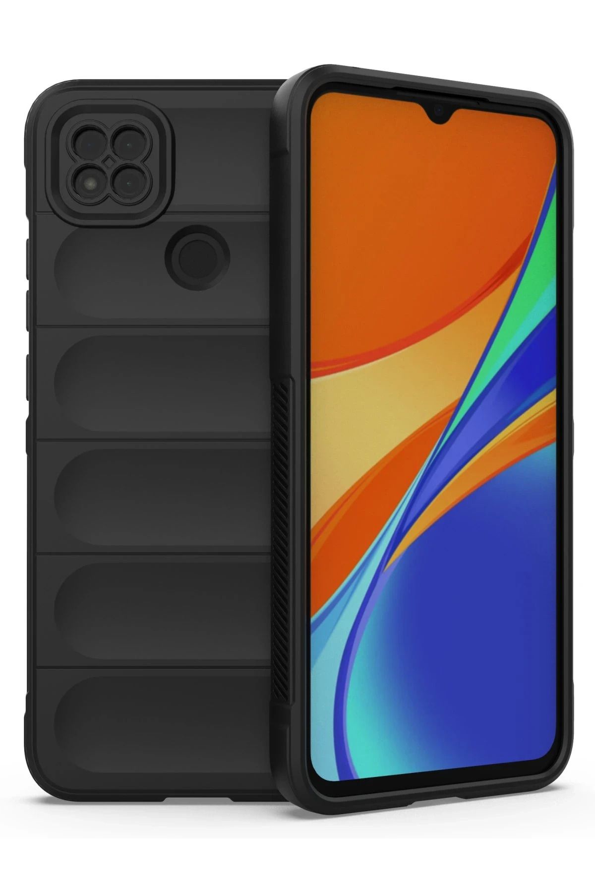 NewFace Xiaomi Redmi 9C Kılıf Optimum Silikon - Siyah NRMSA